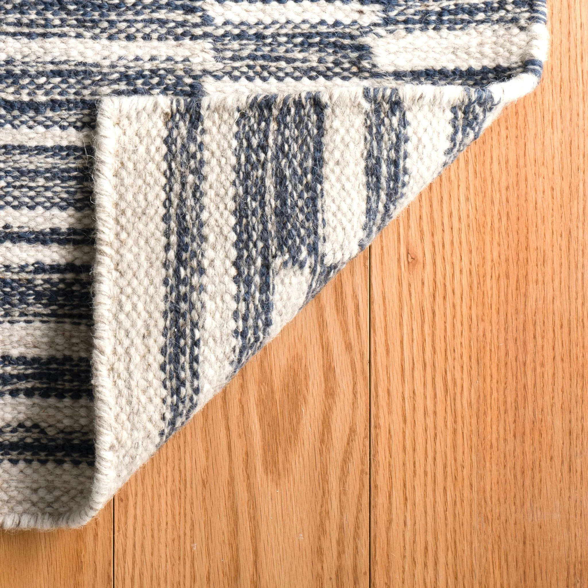 Heights Denim Handwoven Wool Rug - Image 3