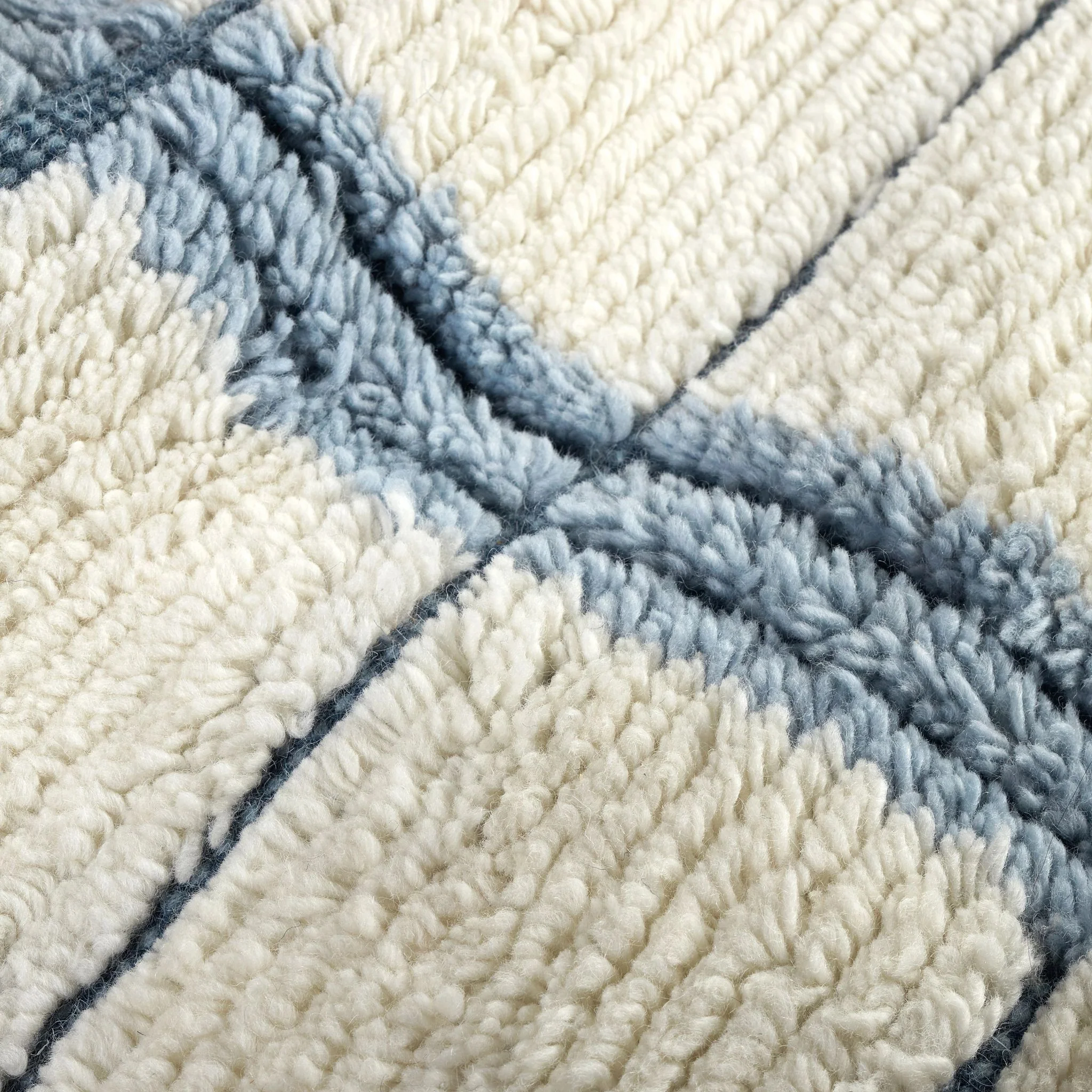 Tory Pewter Blue Hand Knotted Wool Rug - Image 2