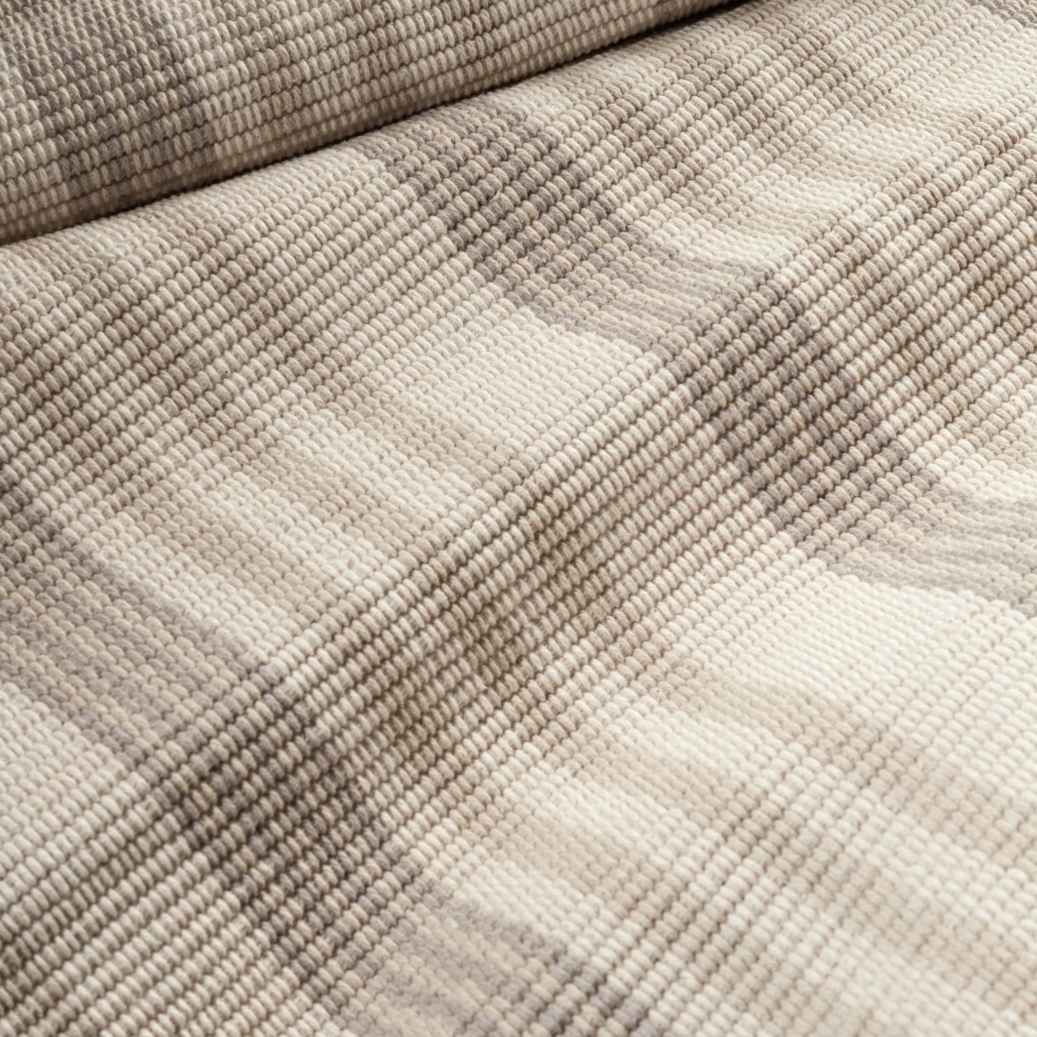Putney Stripe Ivory Handwoven Cotton Rug - Image 2