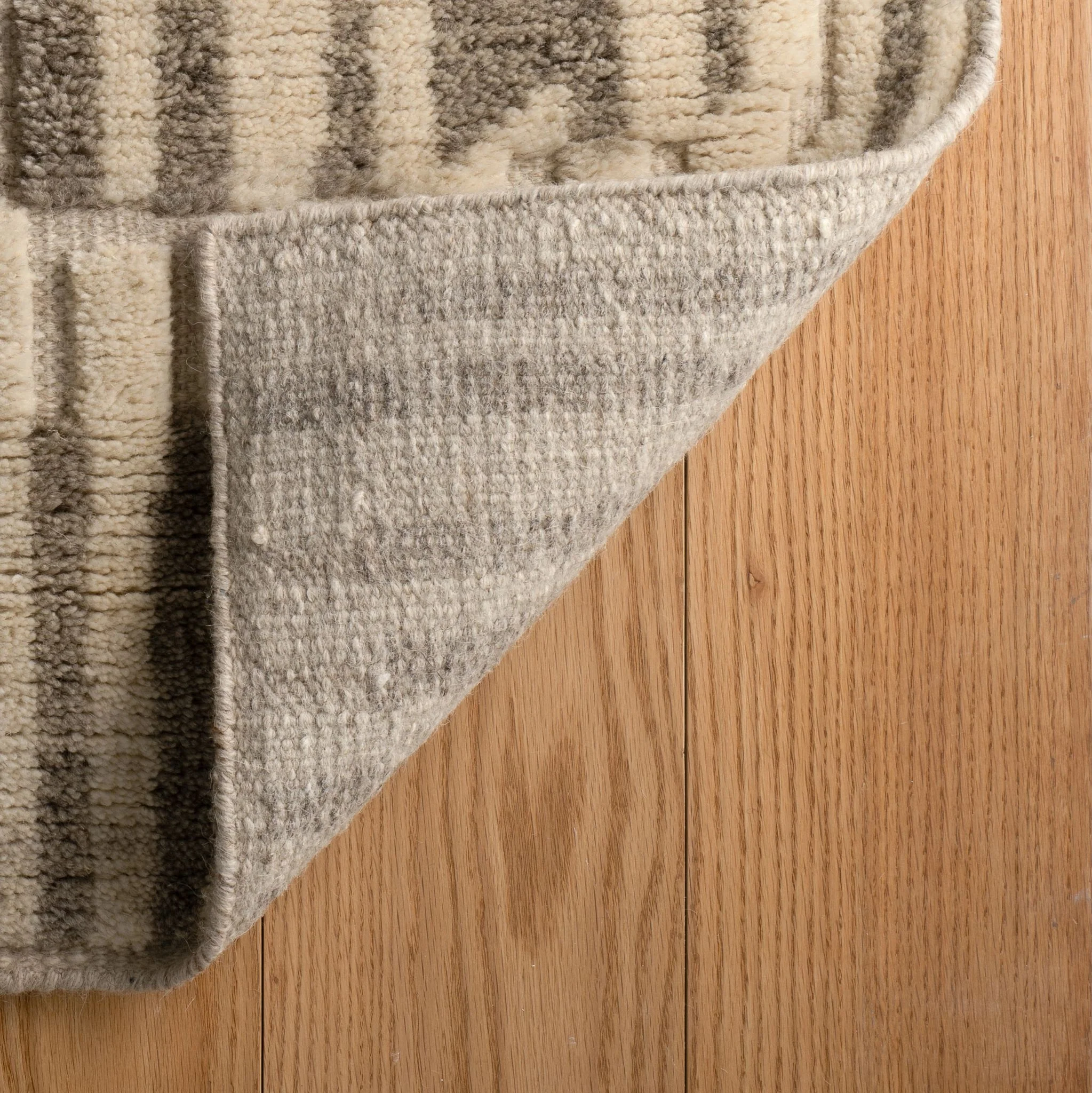 Hicks Natural Hand Knotted Wool Rug - Image 3