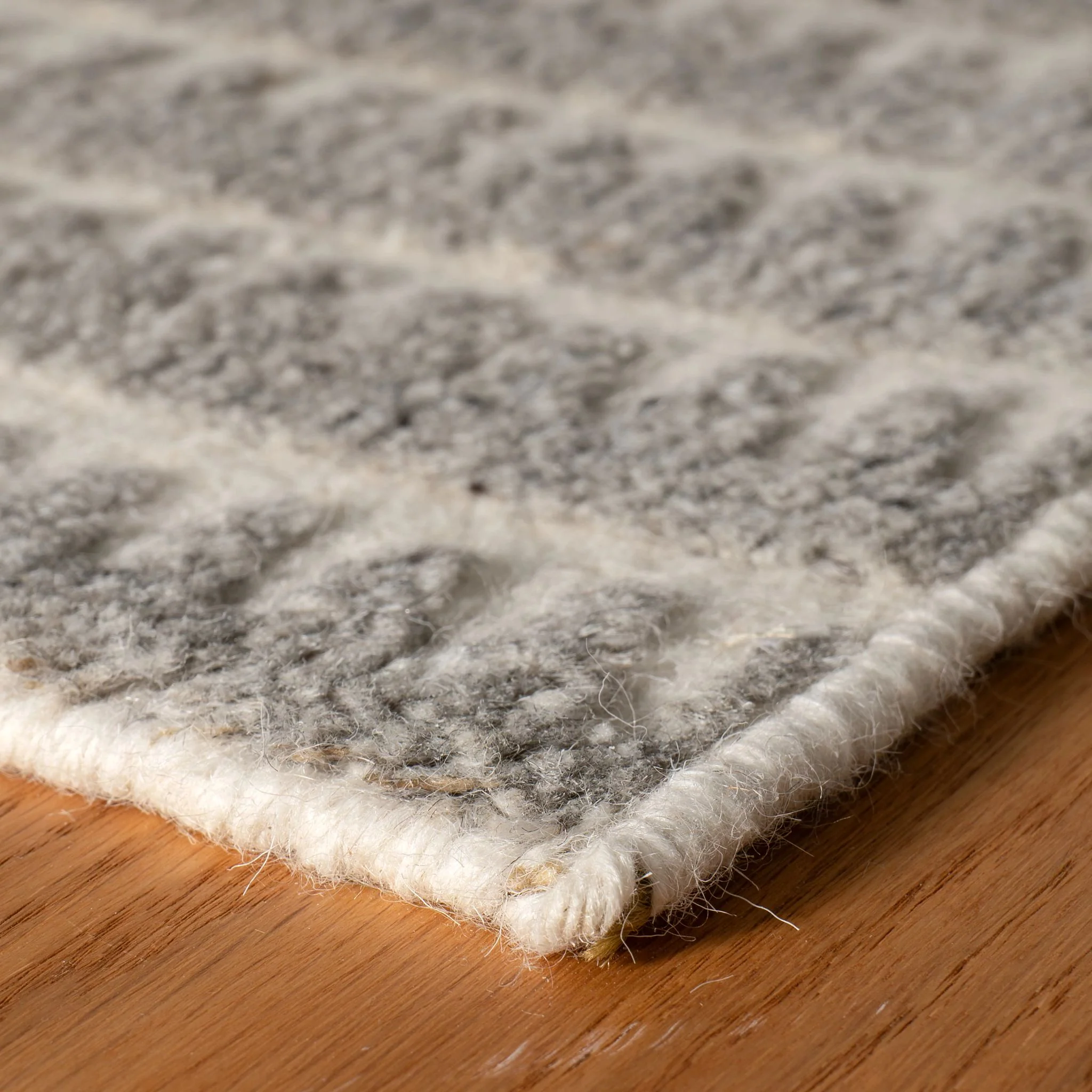 Whitby Grey Hand Knotted Wool Rug - Image 3