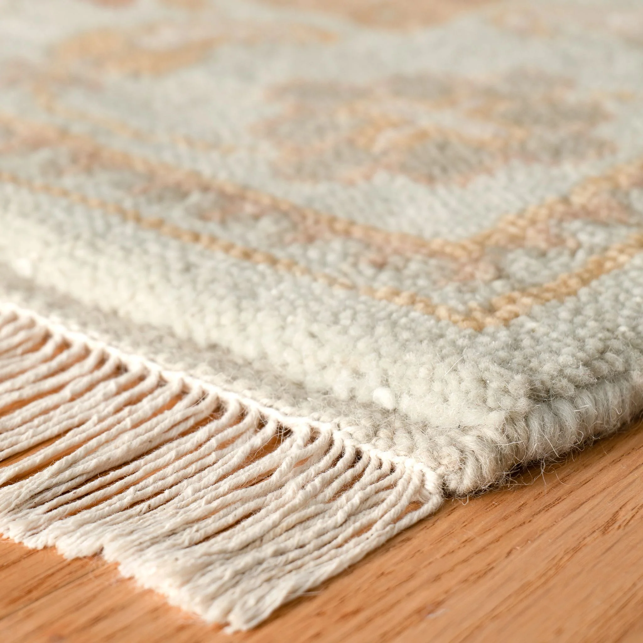Kendra Sky Hand Knotted Wool Rug - Image 2