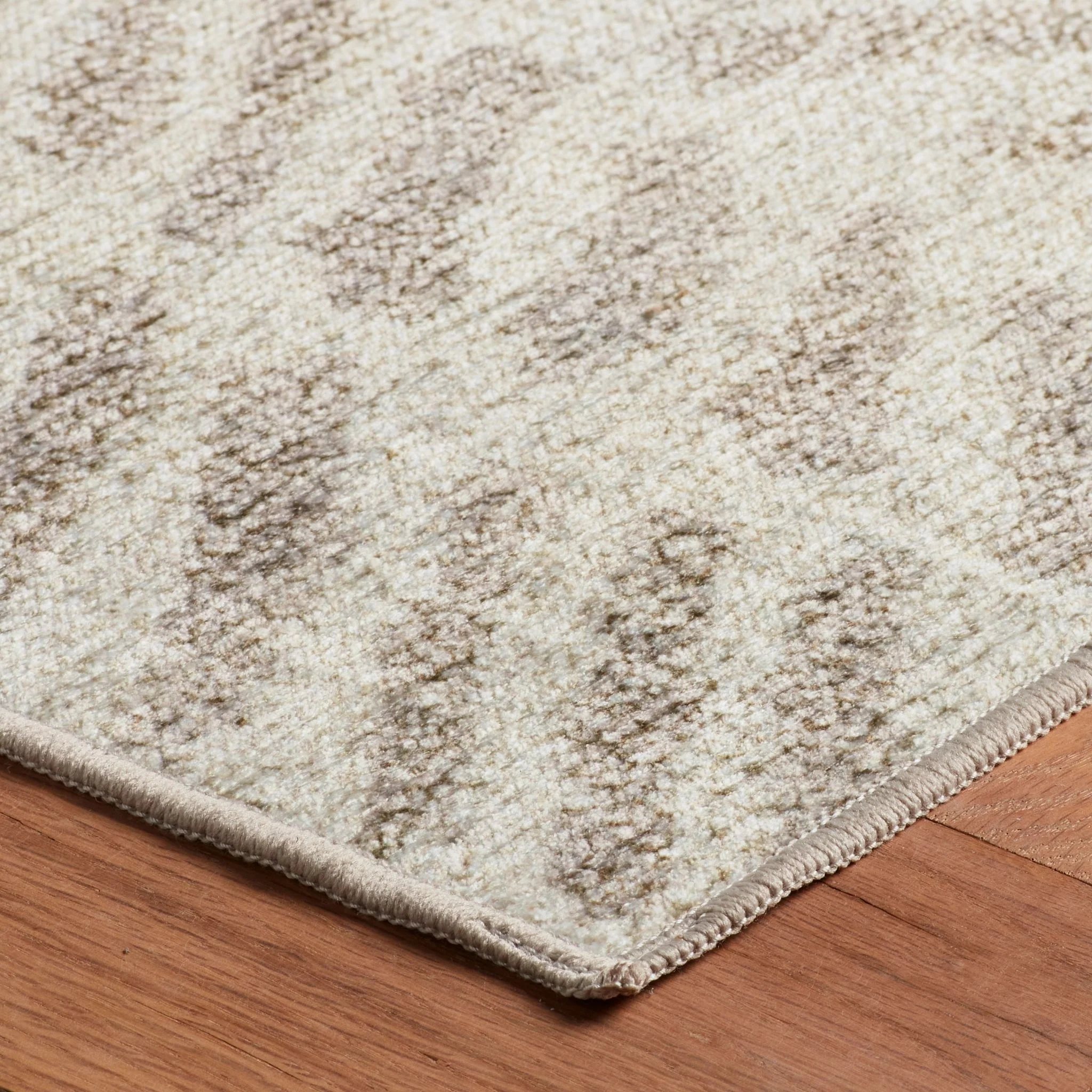 Rowley Grey Machine Washable Rug - Image 2