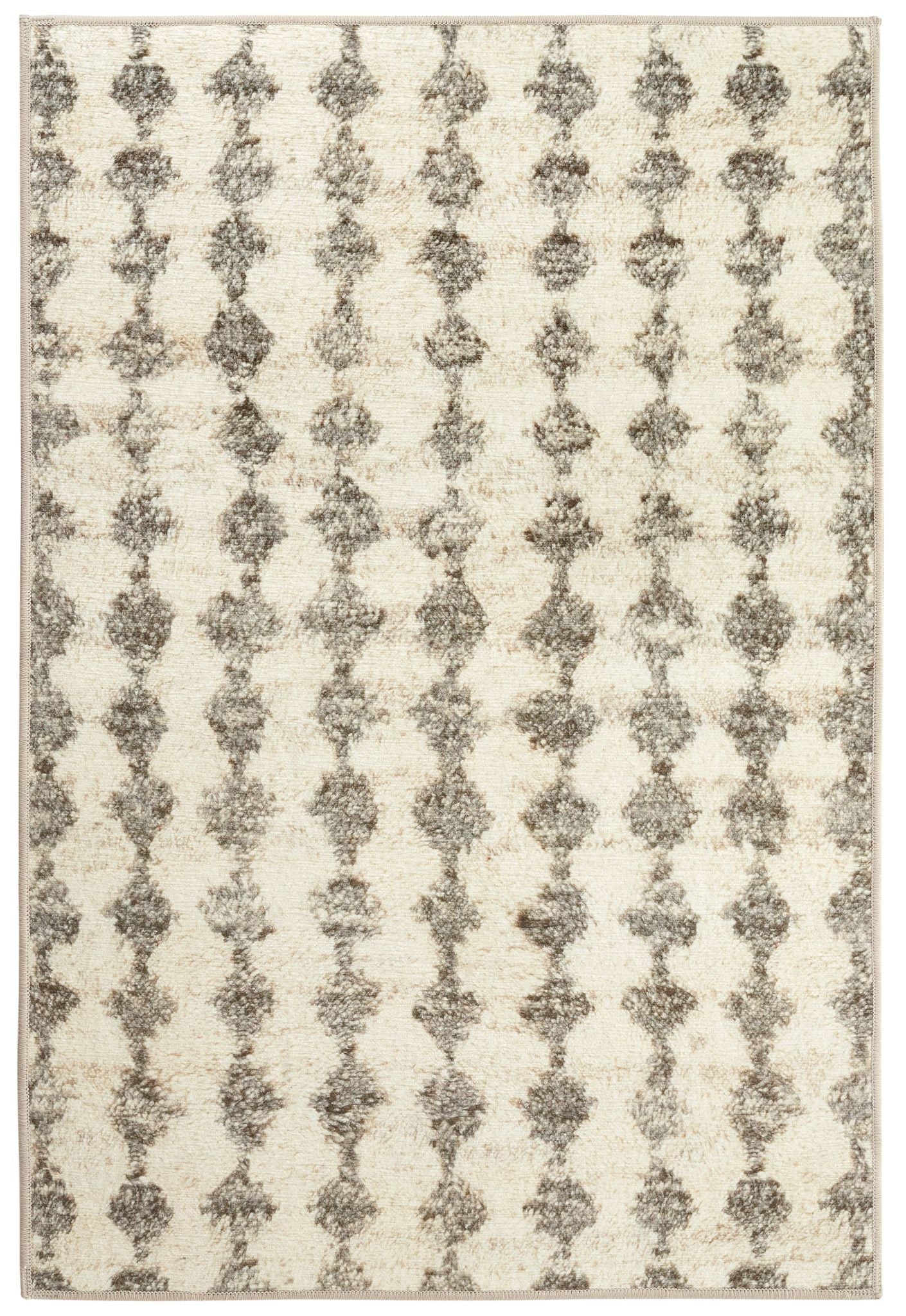 Izzy Grey Machine Washable Rug - Image 1