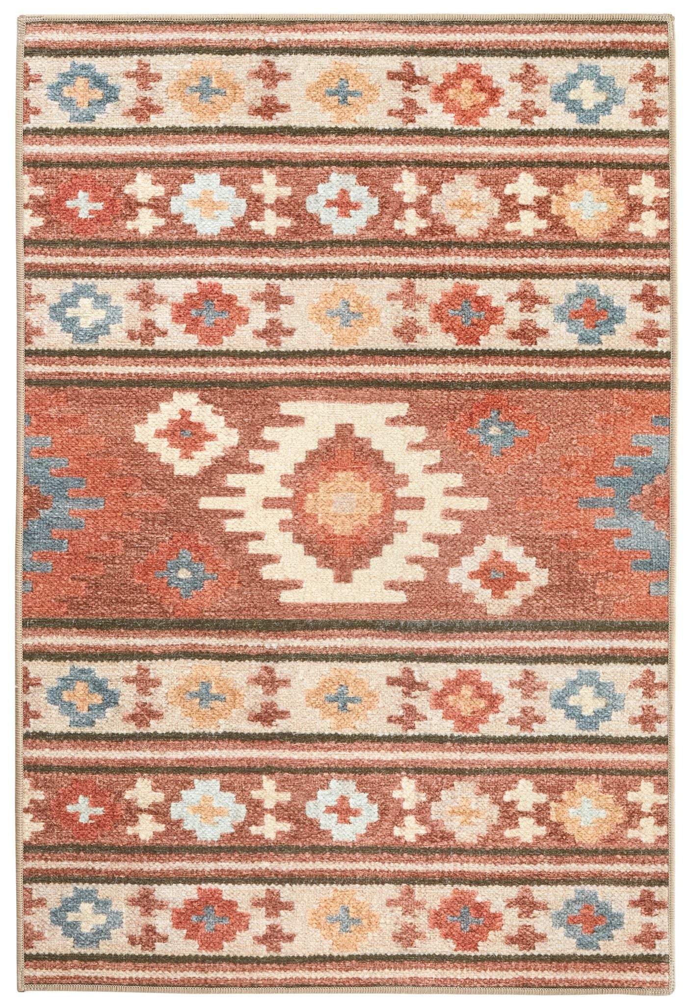 Canyon Natural Machine Washable Rug - Image 1