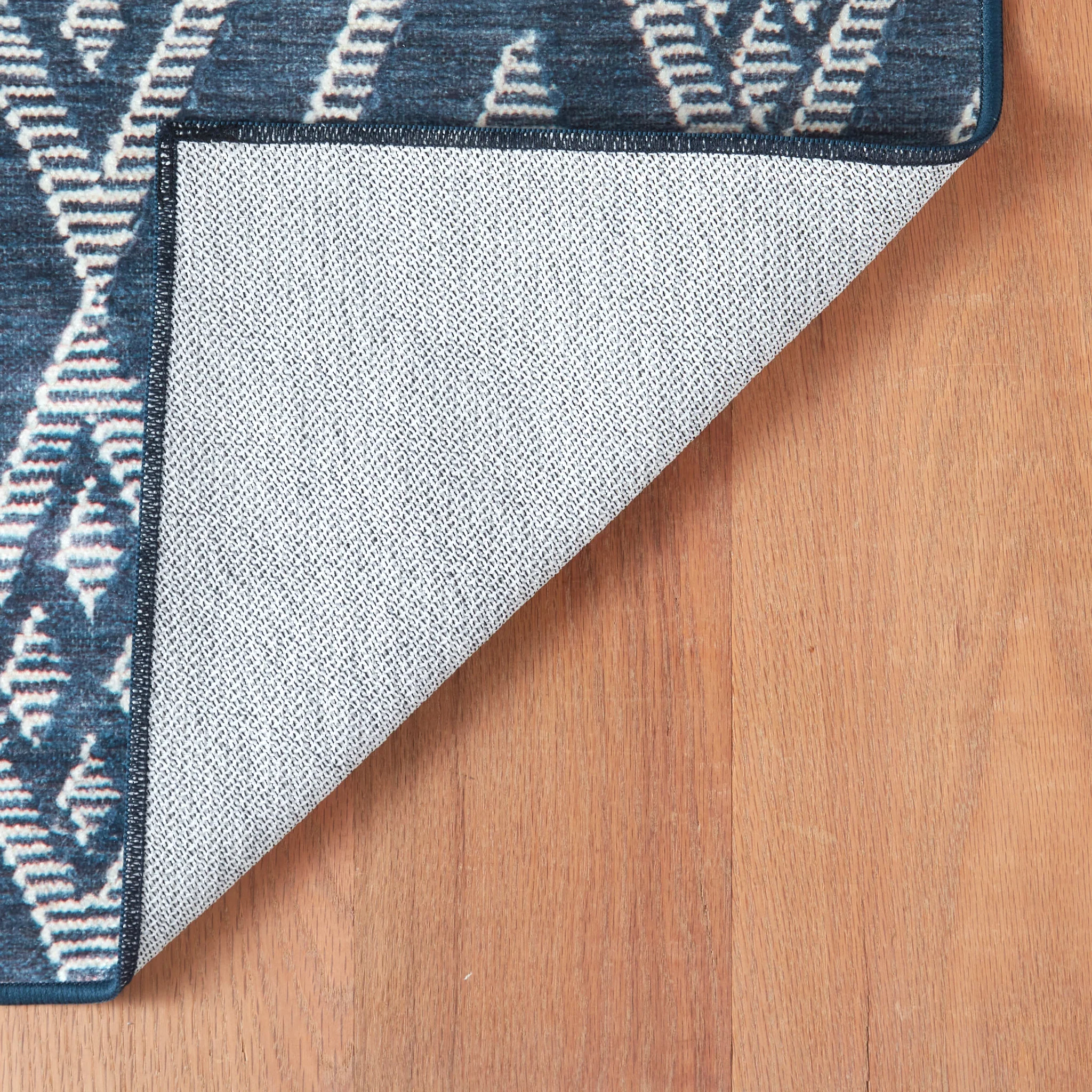 Guthrie Navy Machine Washable Rug - Image 3