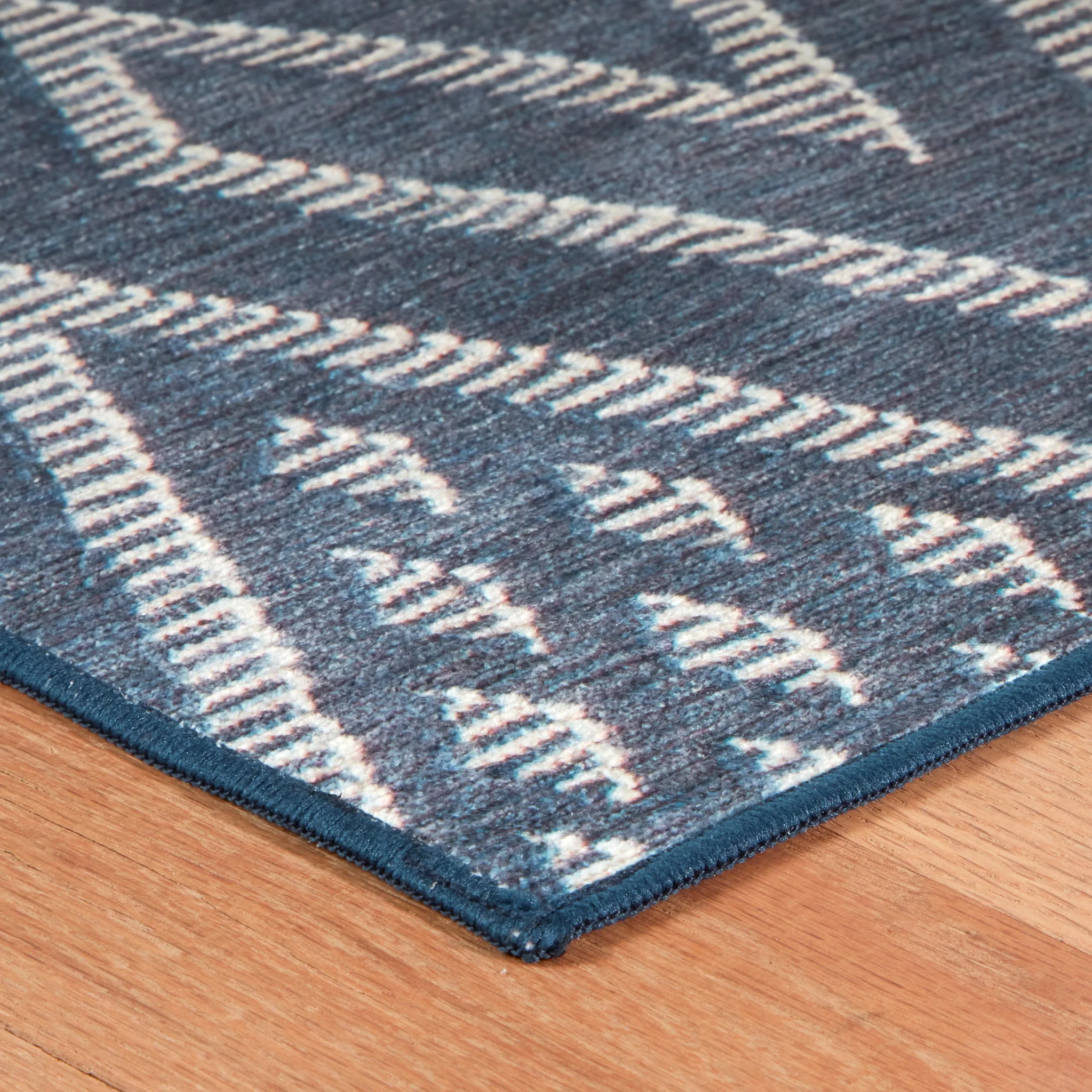 Guthrie Navy Machine Washable Rug - Image 2