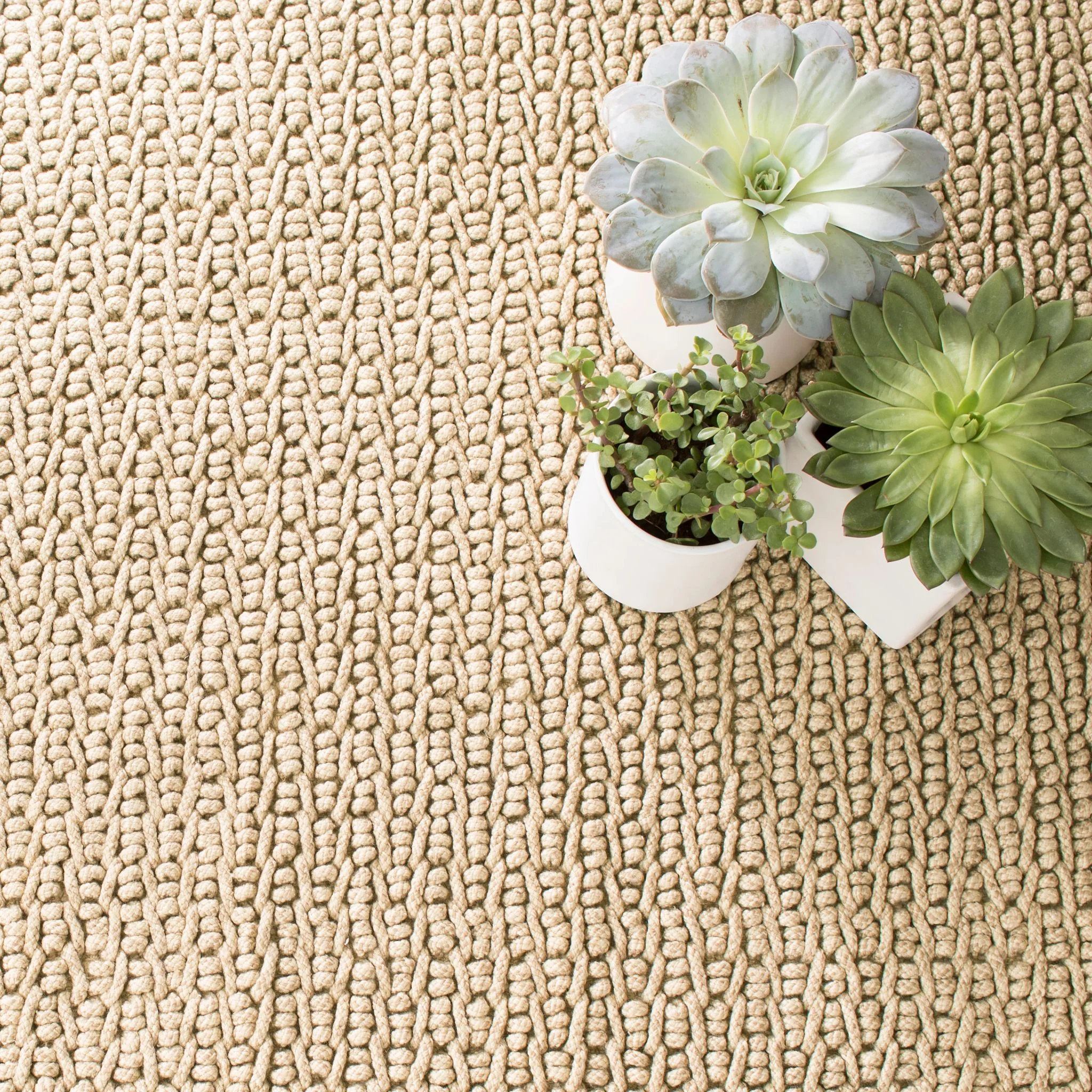 Veranda Natural Handwoven Performance Rug - Image 2