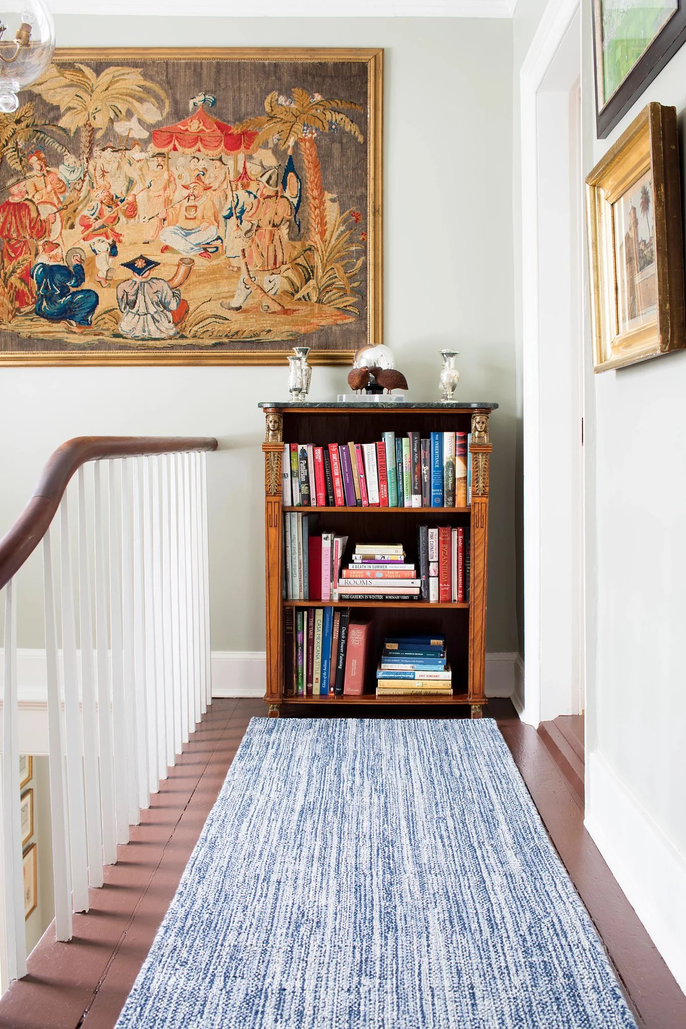 Bella Navy Handwoven Wool Rug - Image 3
