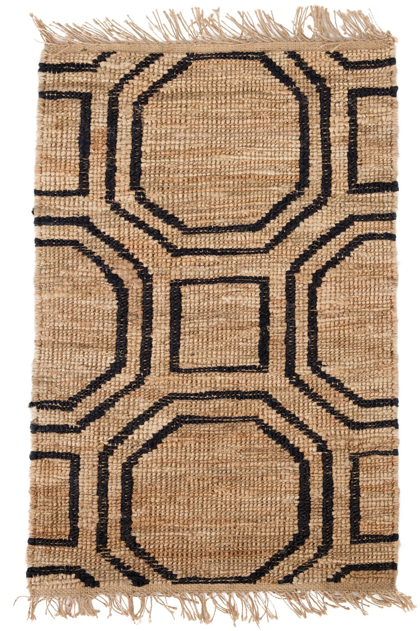 Hexile Hand Knotted Jute Rug - Image 1