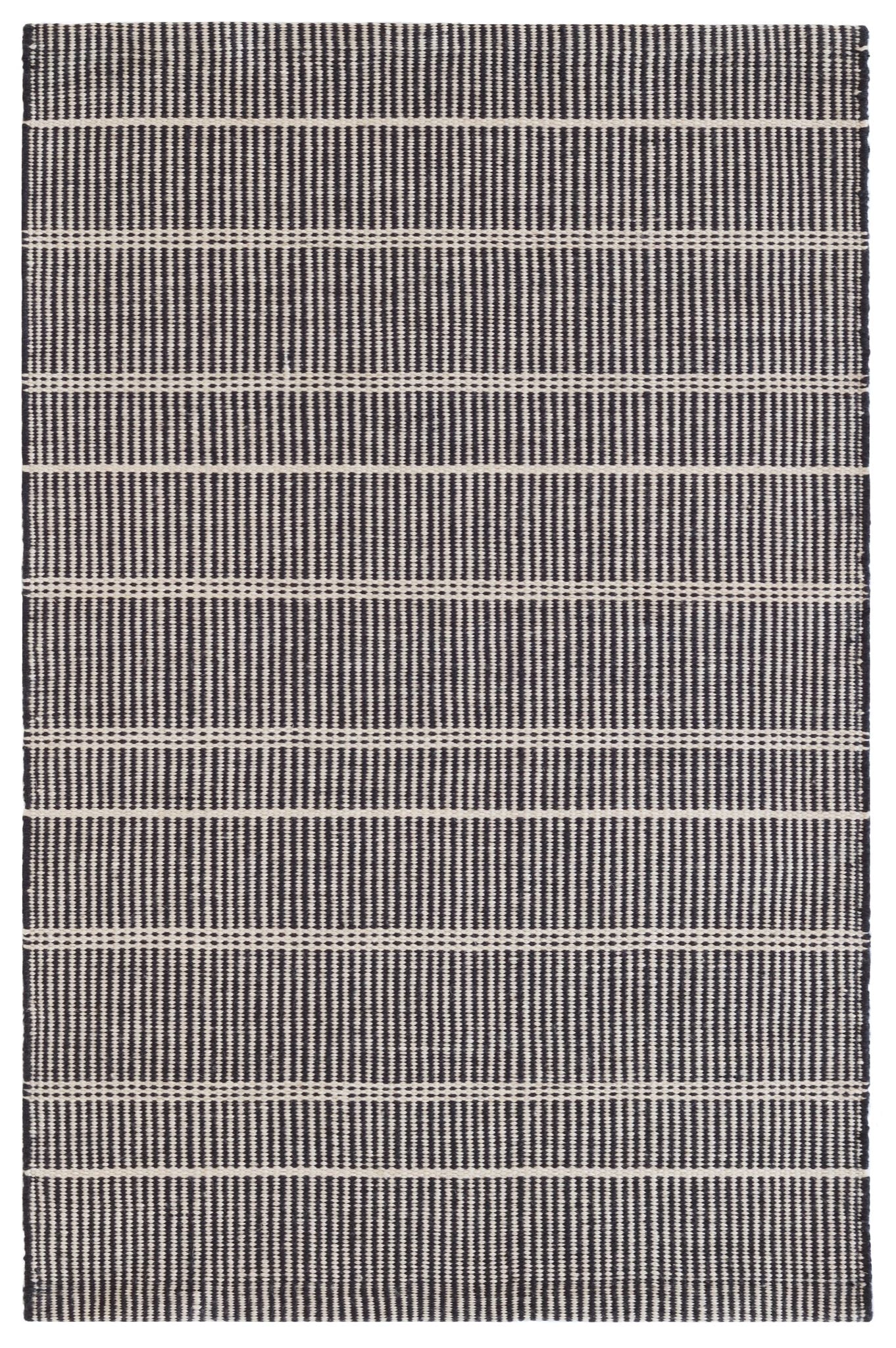 Samson Black Handwoven Indoor/Outdoor Rug - Image 1
