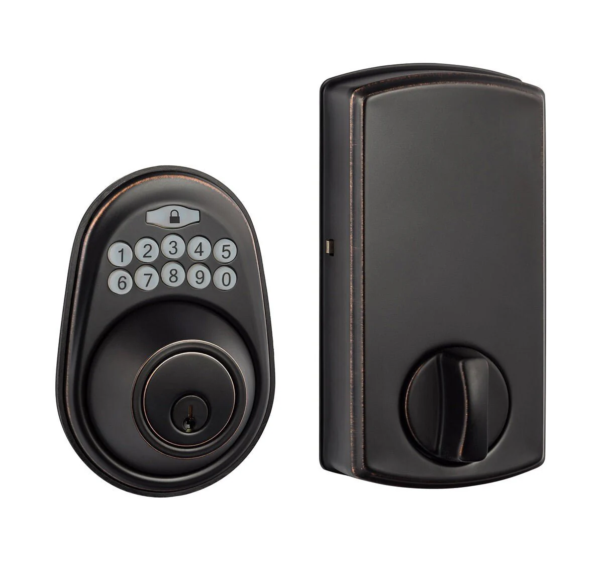 Sure-Loc DK201-RD Electronic Round Keypad Deadbolt - Image 1