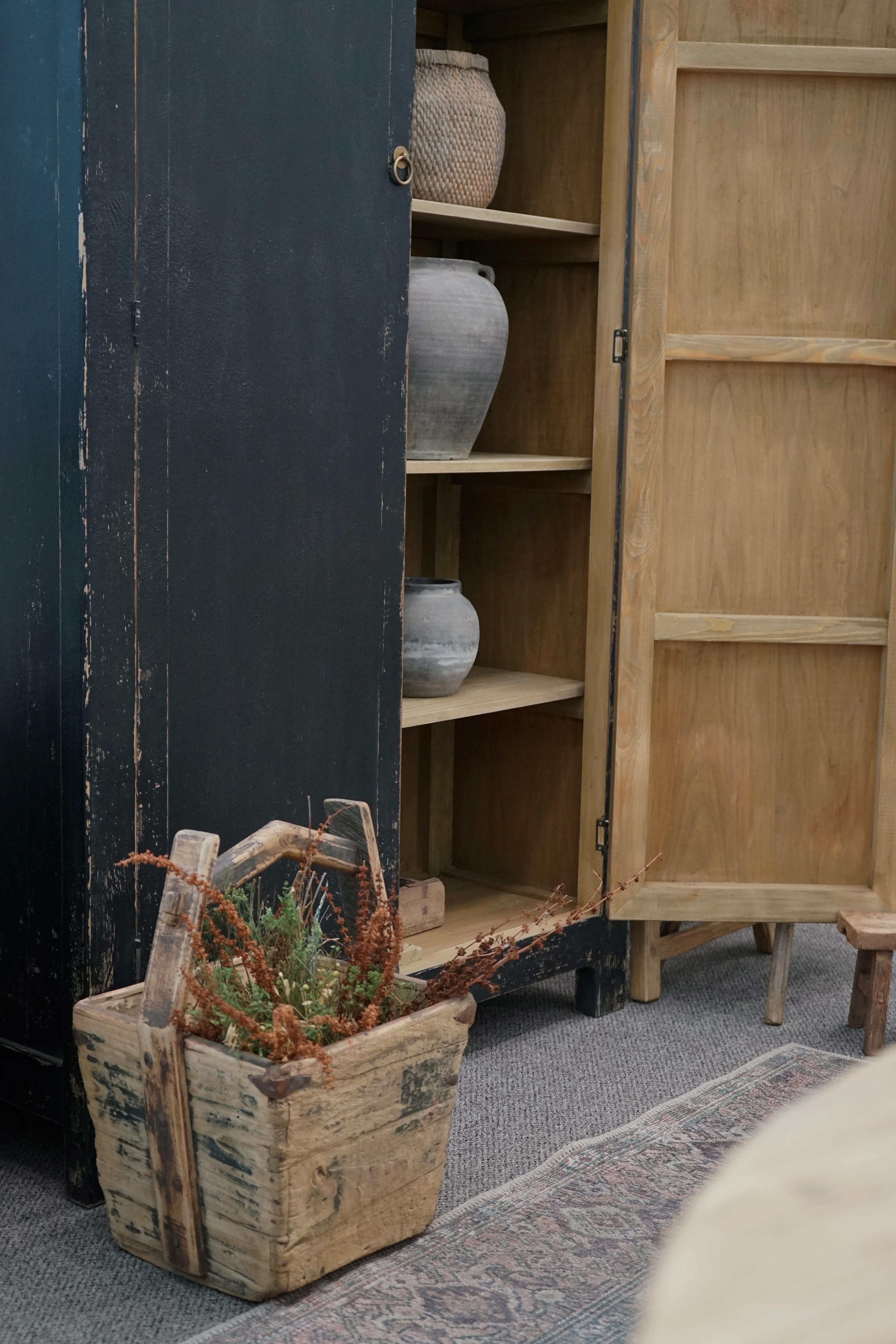Tall Alwin Armoire - Reclaimed Wood - Image 2