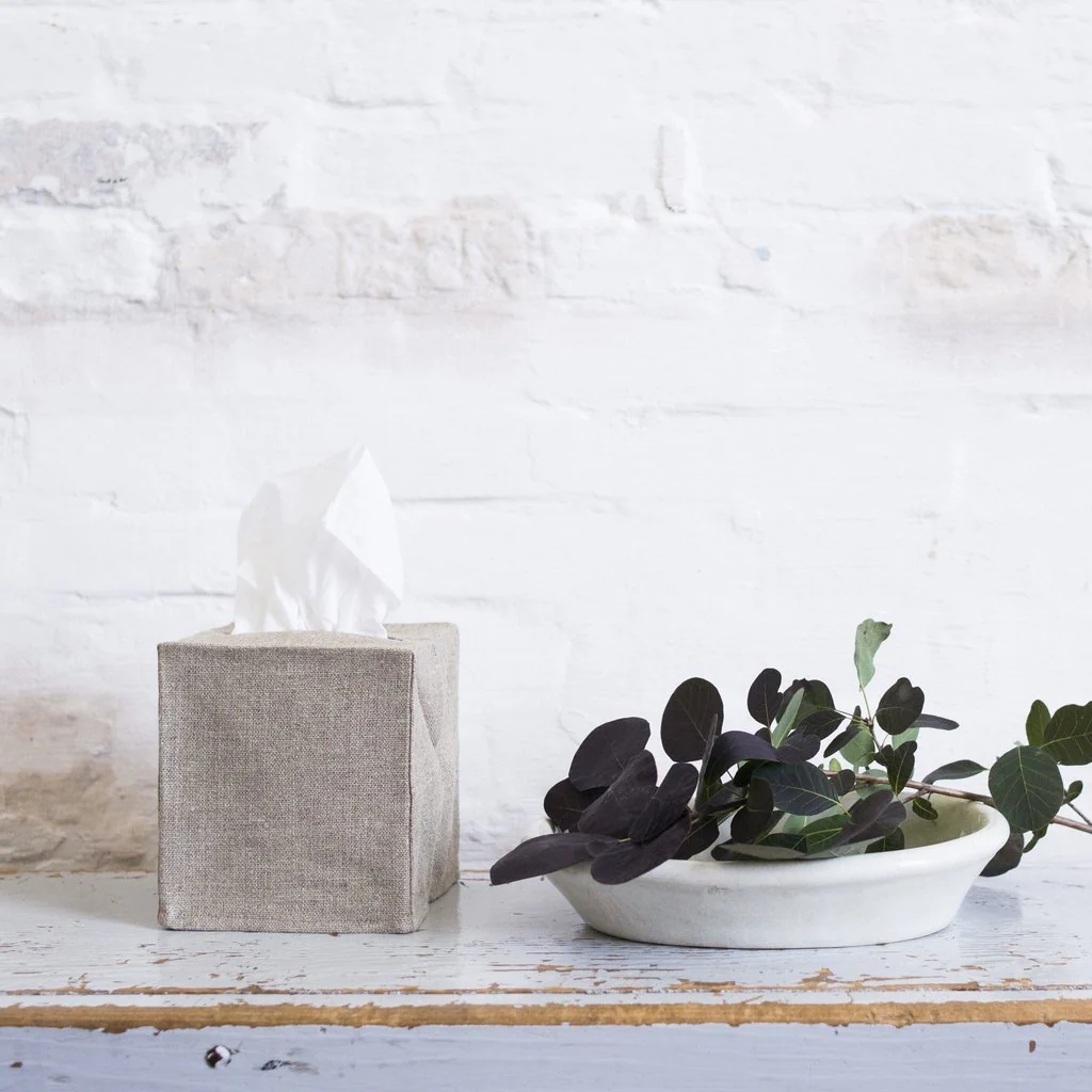Savannah Dark Linen Tissue Covers - Image 2