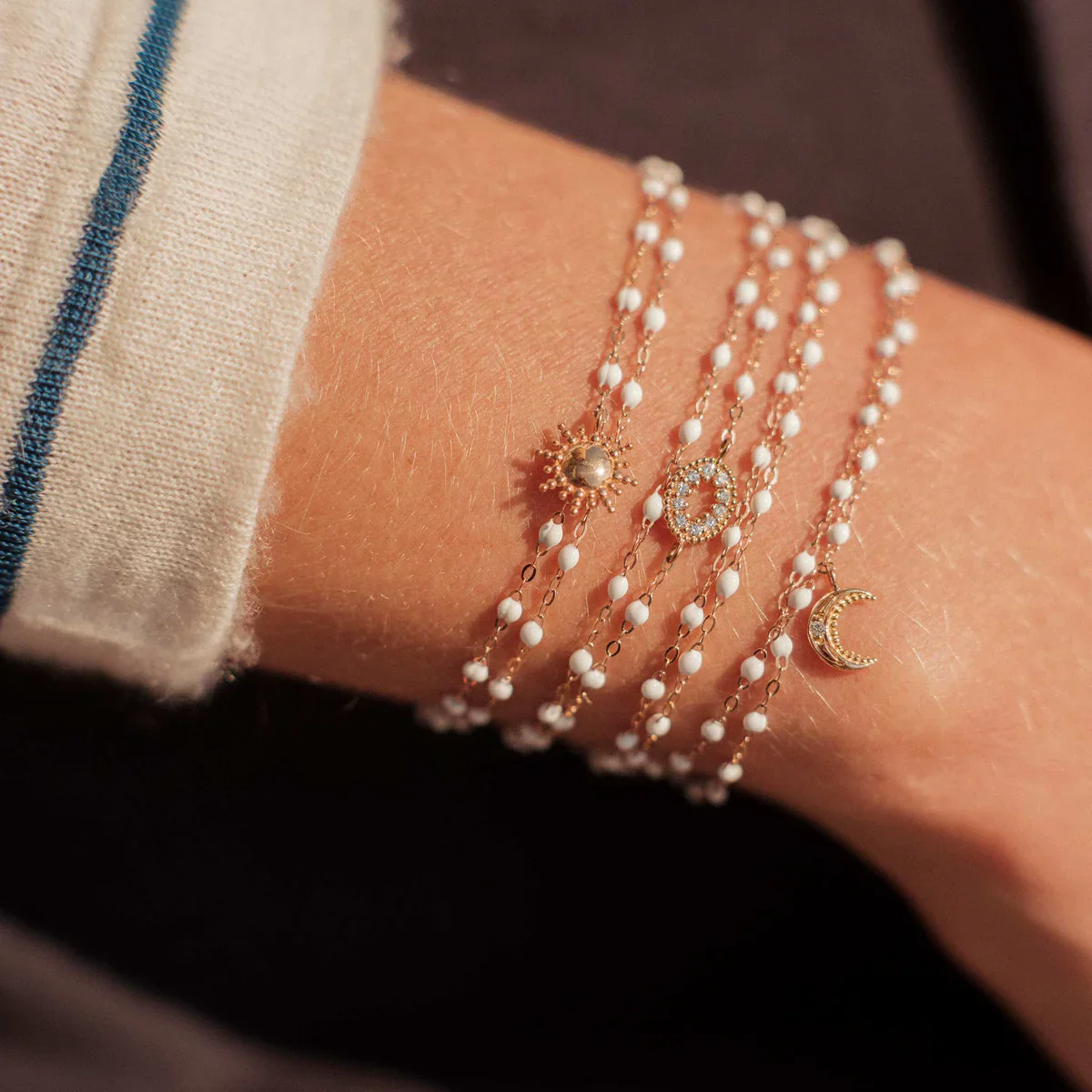gigiCLOZEAU Classic Bracelet - White - Image 3