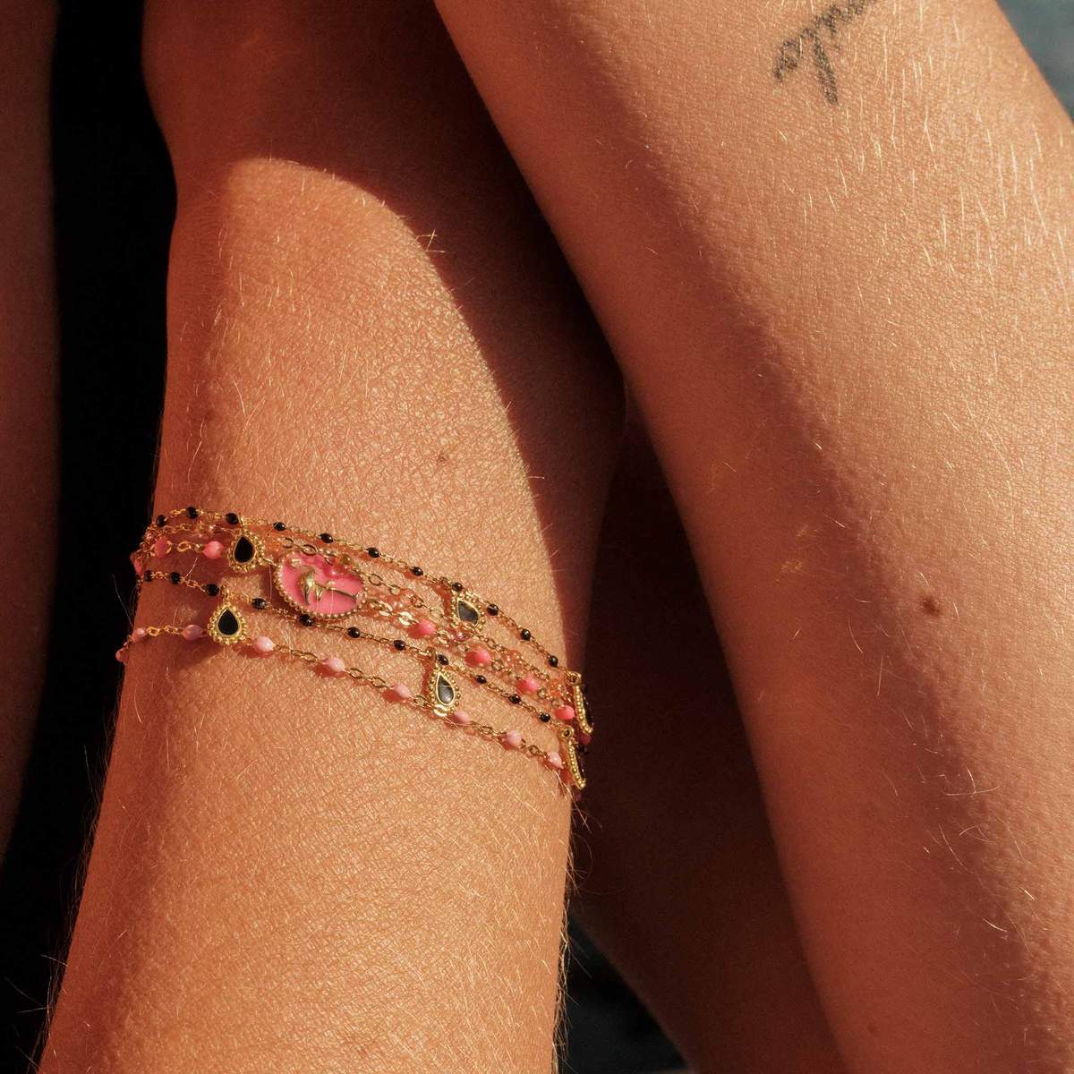 gigiCLOZEAU Classic Bracelet - Baby Pink - Image 2