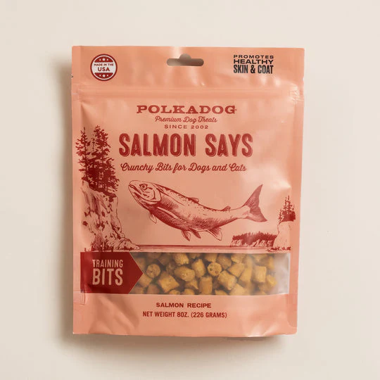 Polkadog Salmon Says Bits 8oz - Image 1