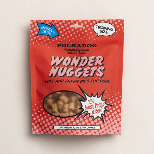 Polkadog Wonder Nuggets Sweet Potato and Beef 12oz - Image 1