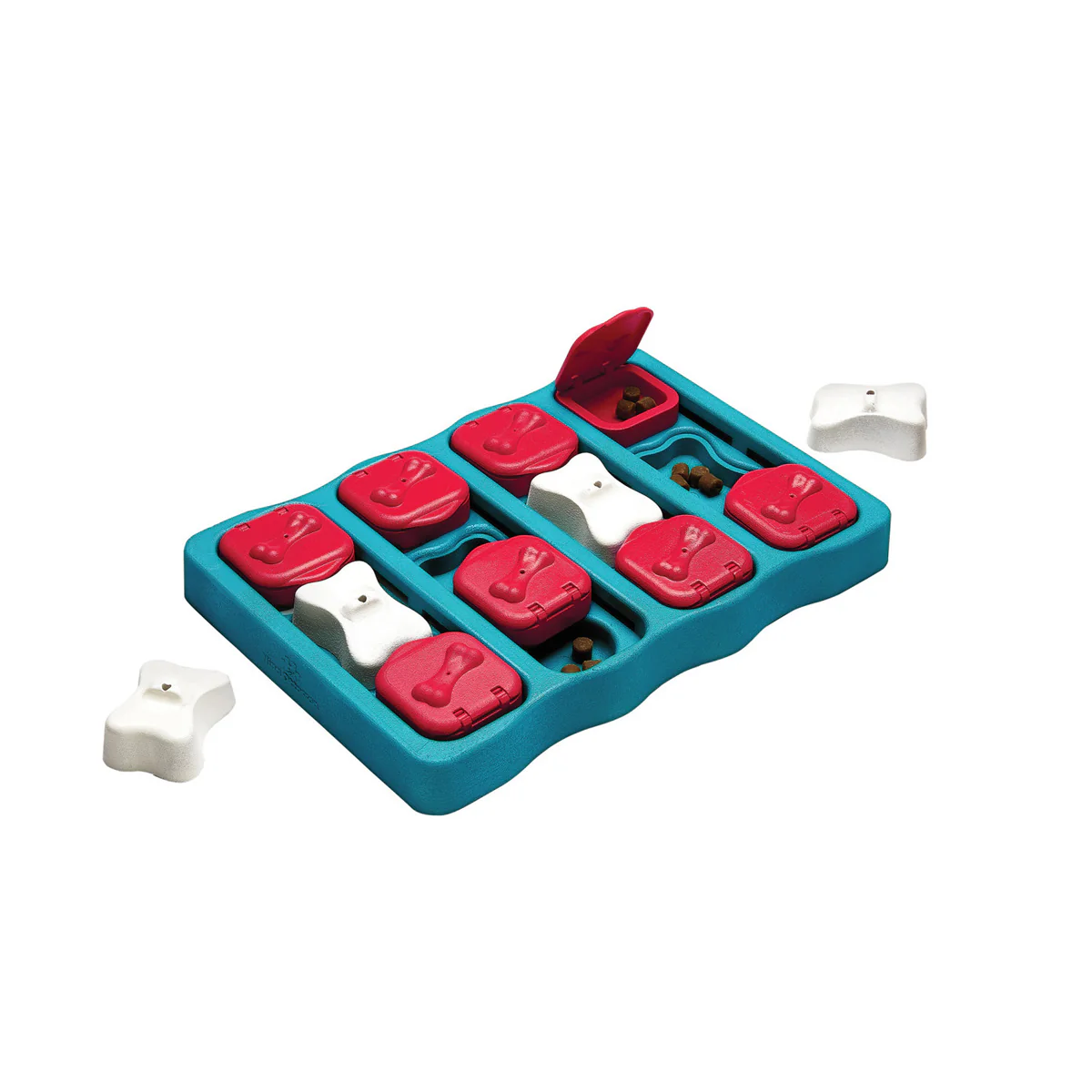 Outward Hound Nina Ottosson Dog Brick Interactive Treat Puzzle Dog Toy - Image 1
