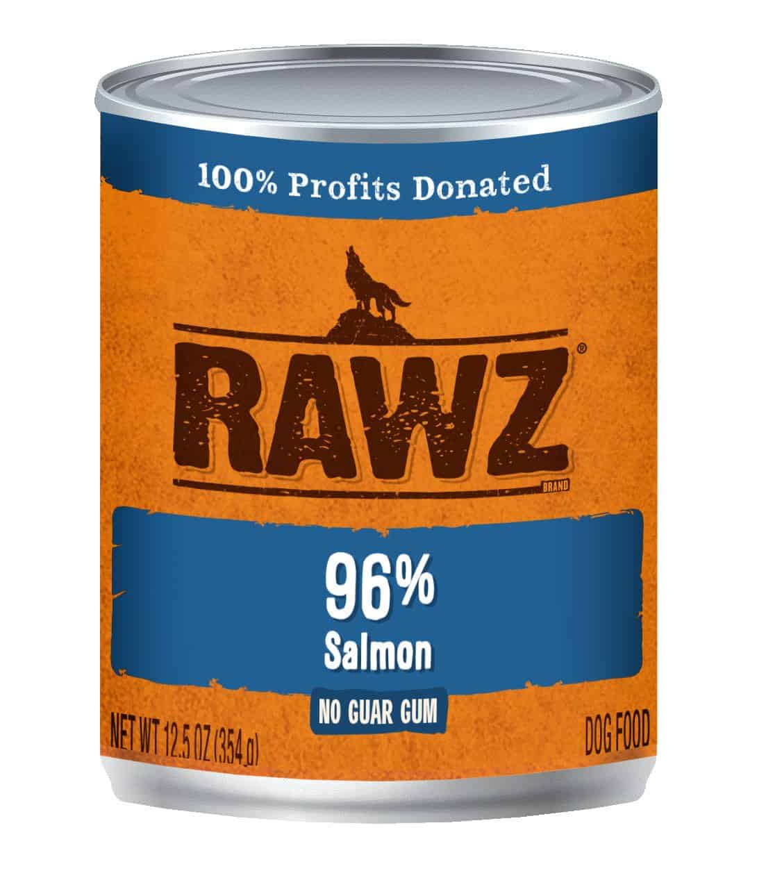 Rawz Canned Dog Food 12.5 oz Pate 96%  Salmon - Image 1
