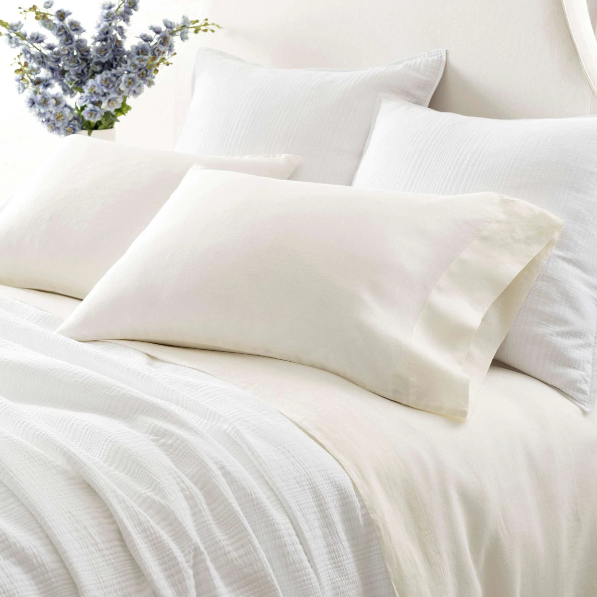Linen Sheet Set, Ivory - Image 2