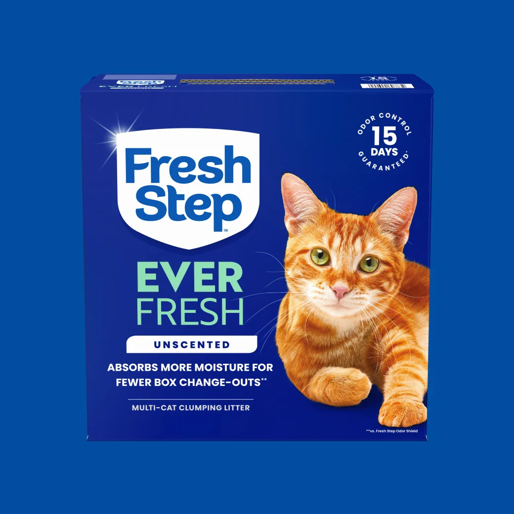 Fresh Step Ever Fresh Unscented Clumping Cat and Kitty Litter 21lb