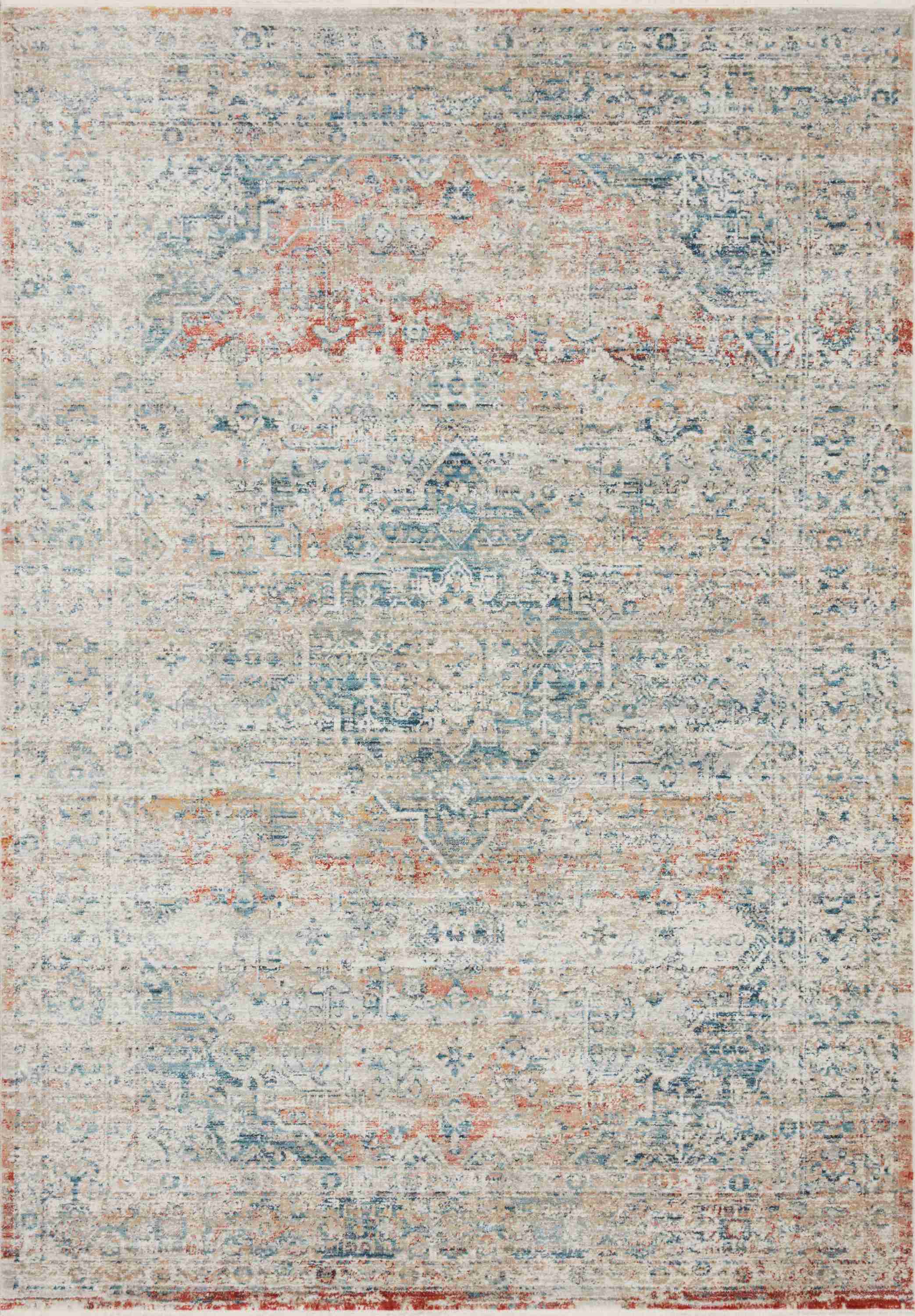 Magnolia Home by Joanna Gaines x Loloi Elise Neutral / Multi Rug - Image 1