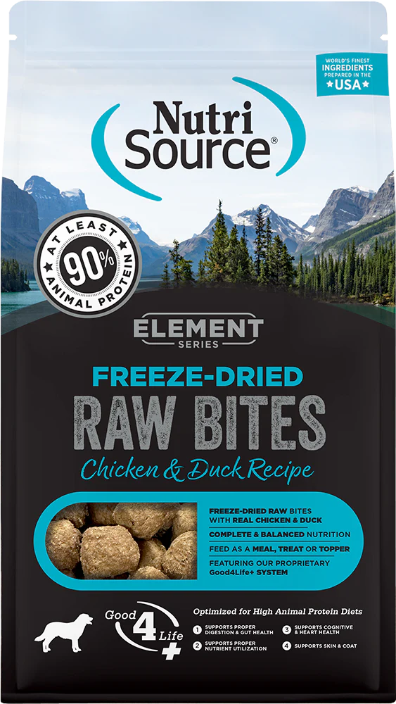 NutriSource Element Series Freeze-Dried Chicken & Duck Recipe 2.5 oz - Image 1