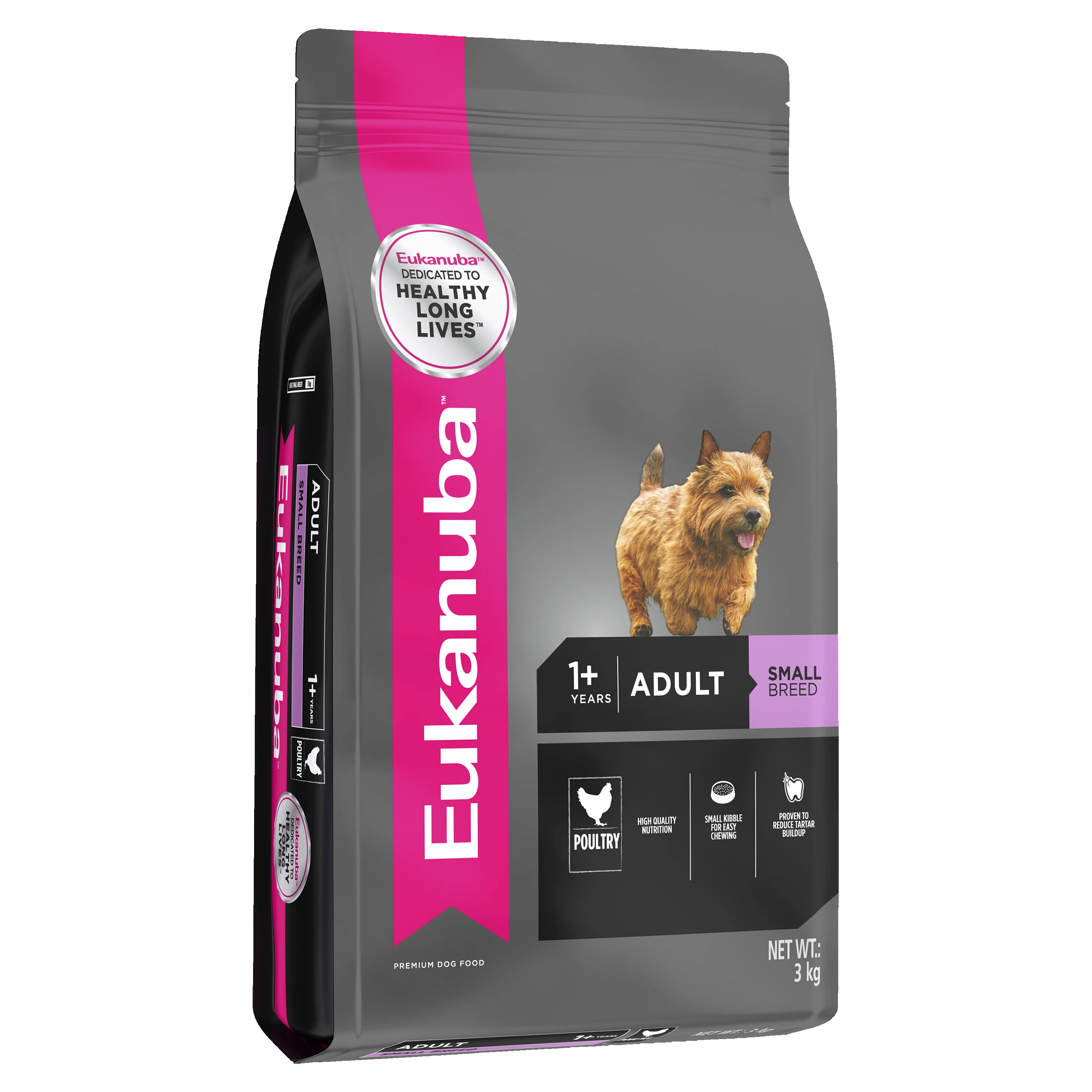 Eukanuba Small Breed Adult Dry Dog Food, 15 lb