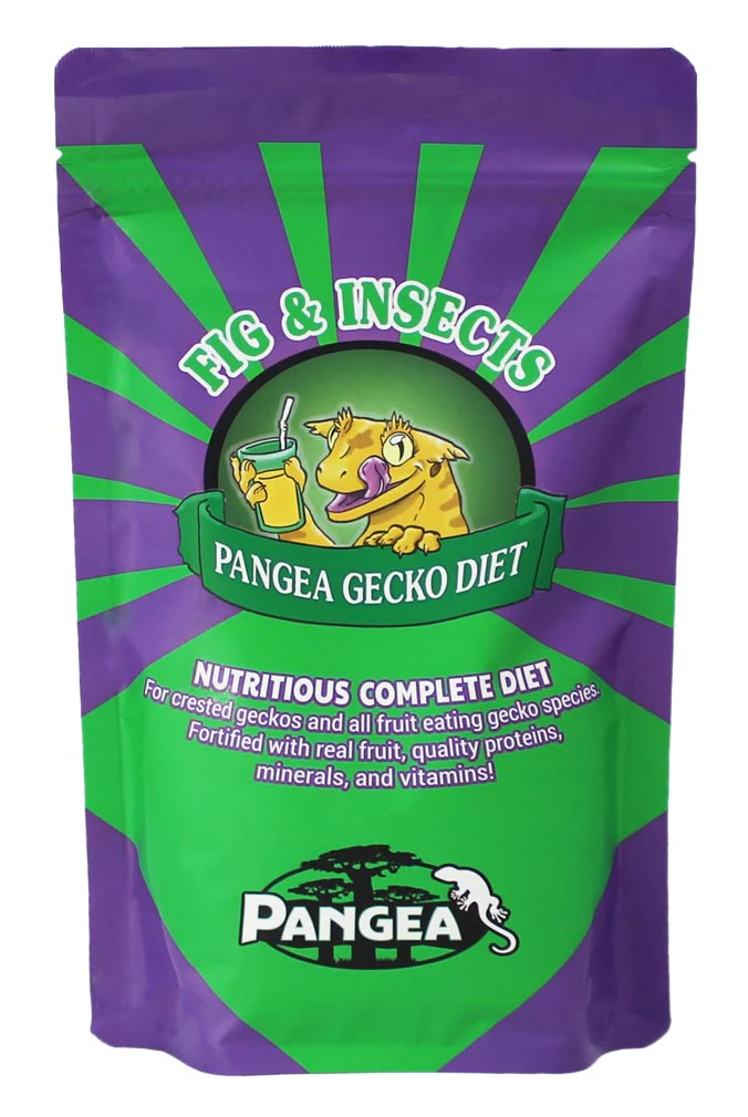 Pangea Fruit Mix Crested Gecko Diet Fig & Insects  8oz - Image 1