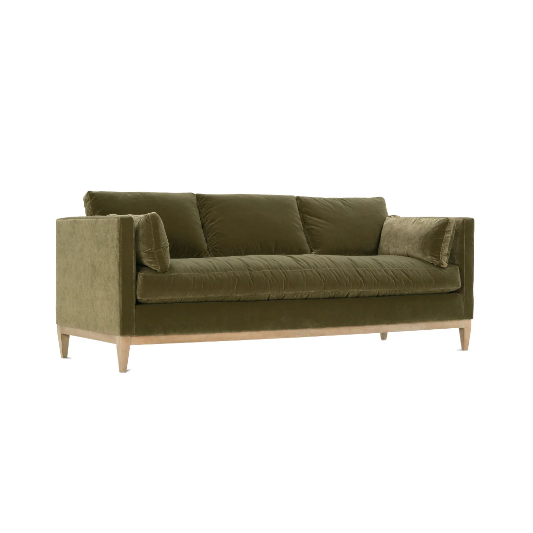 Leon Velvet Sofa - Image 1