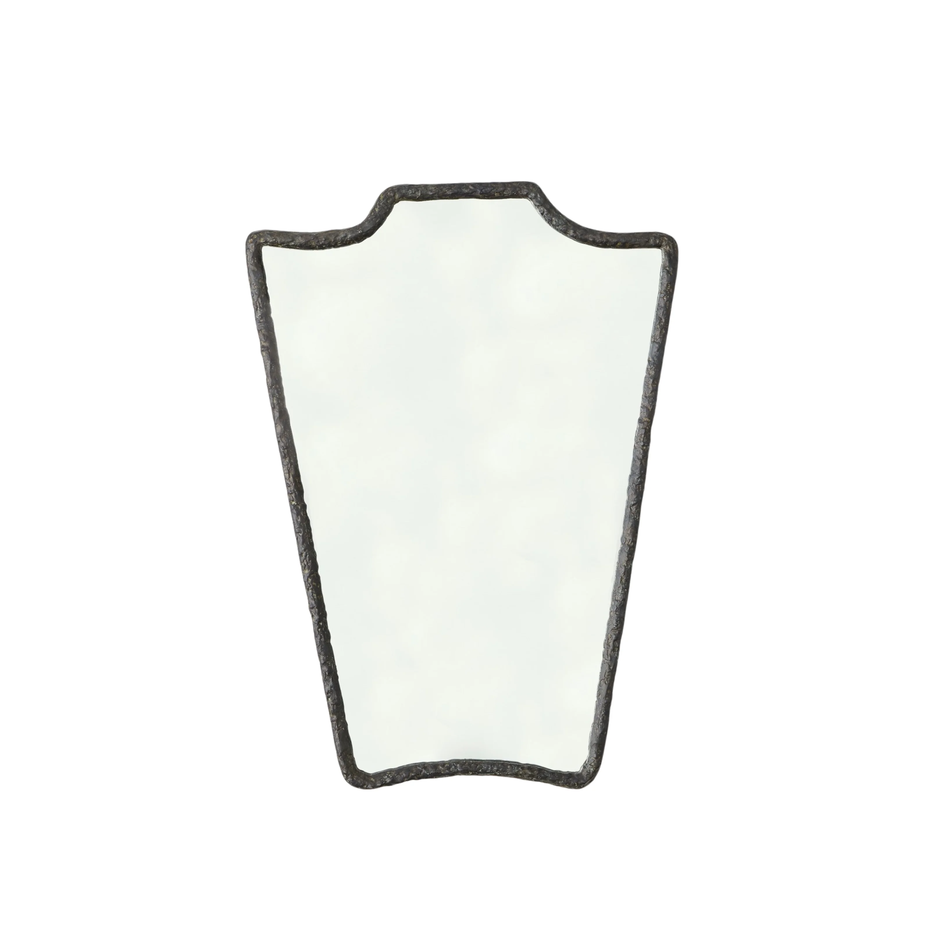 Bouclier Cast Metal Wall Mirror - Image 1