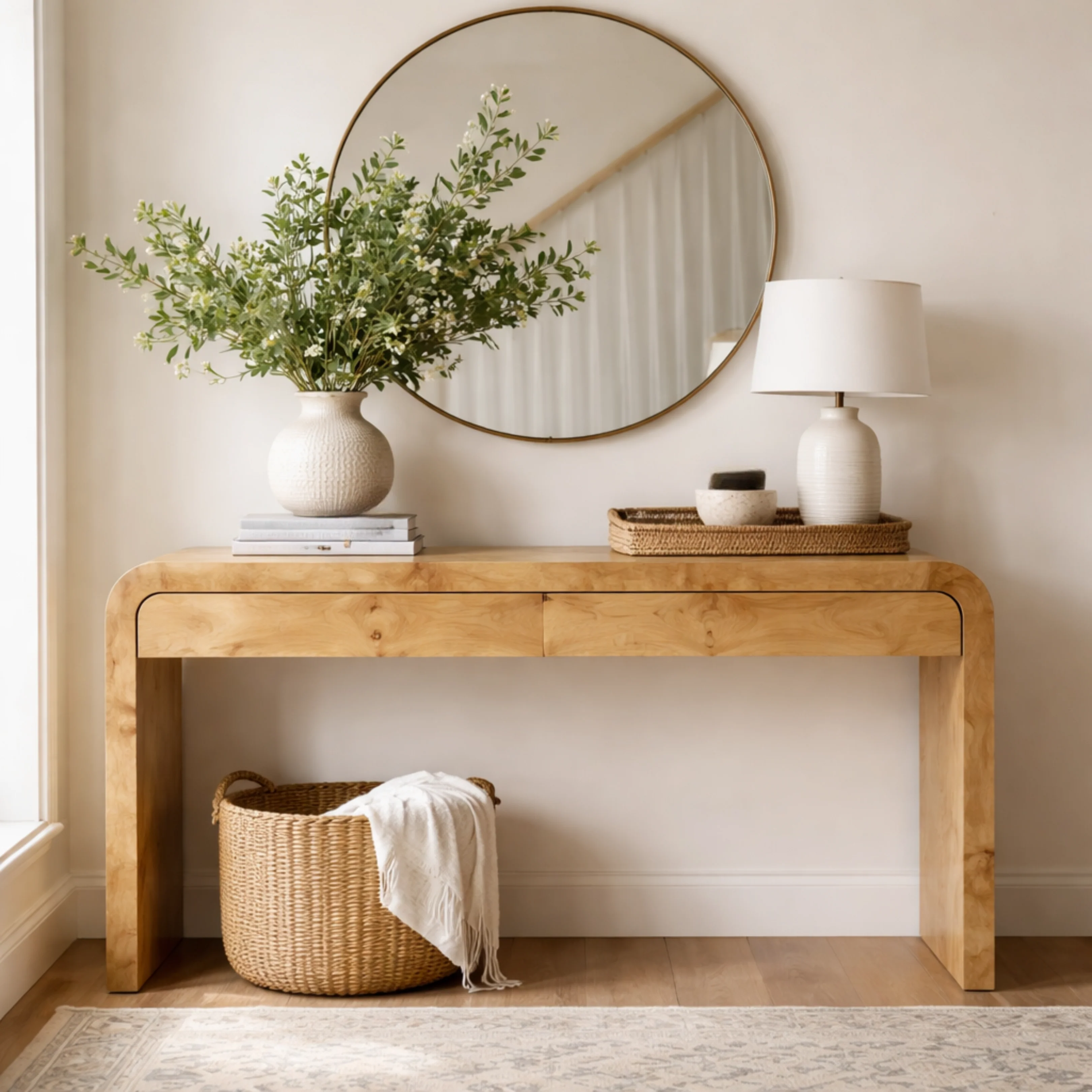 Harrod Burl Console Table - Image 1