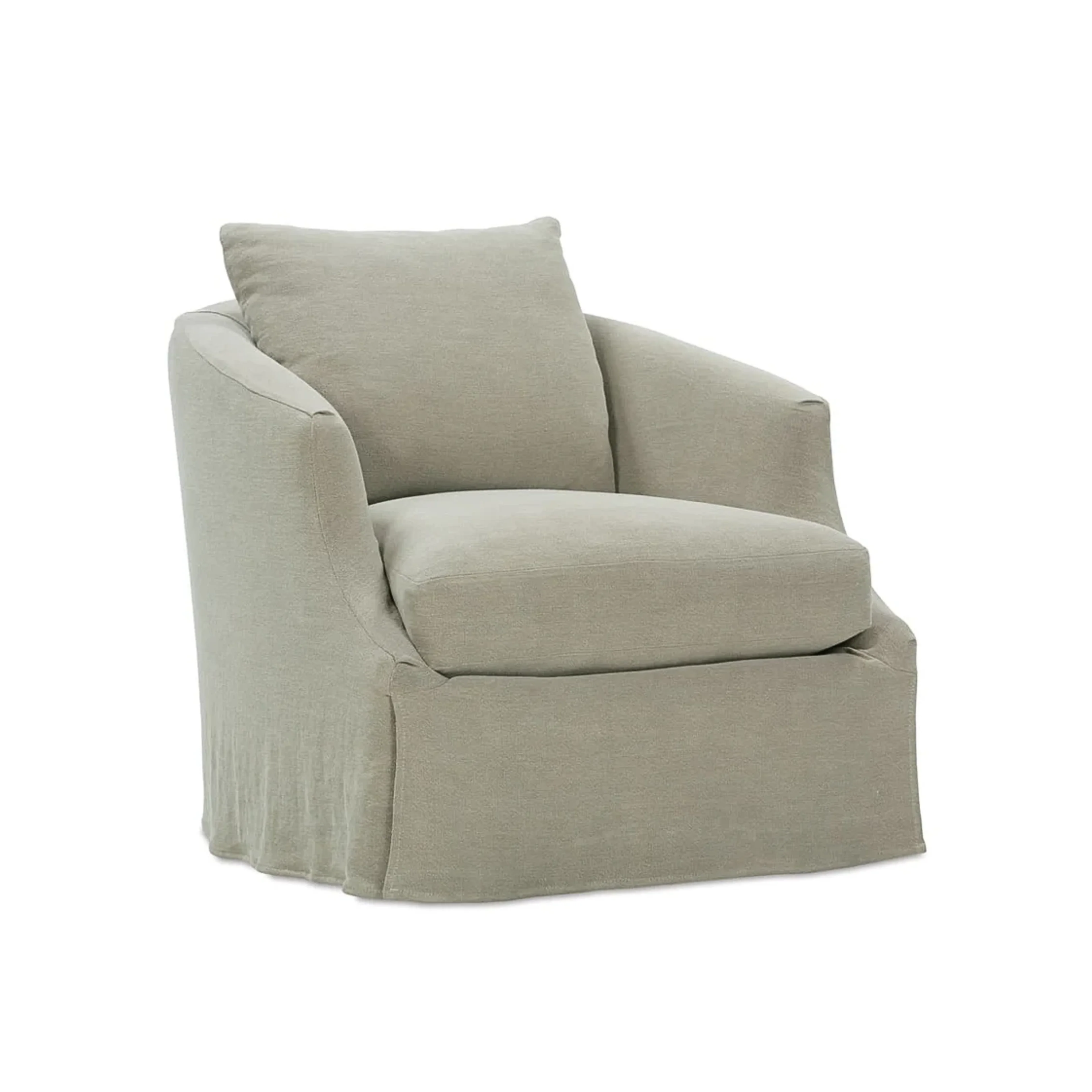 Farah Slipcovered Swivel - Image 2