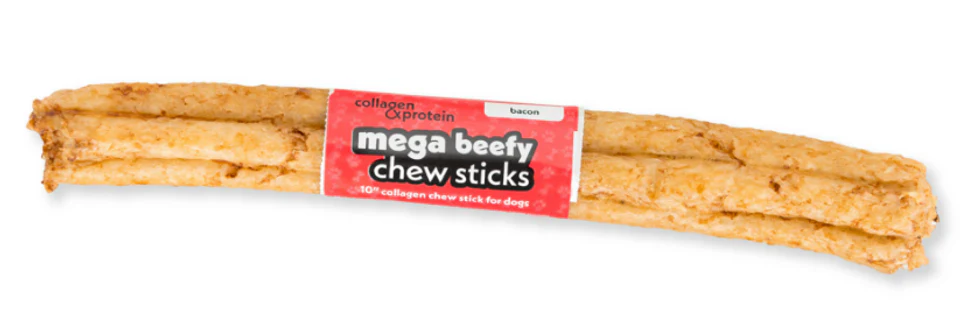 Frankly Collagen Beefy Stick Bacon Mega 10in - Image 1