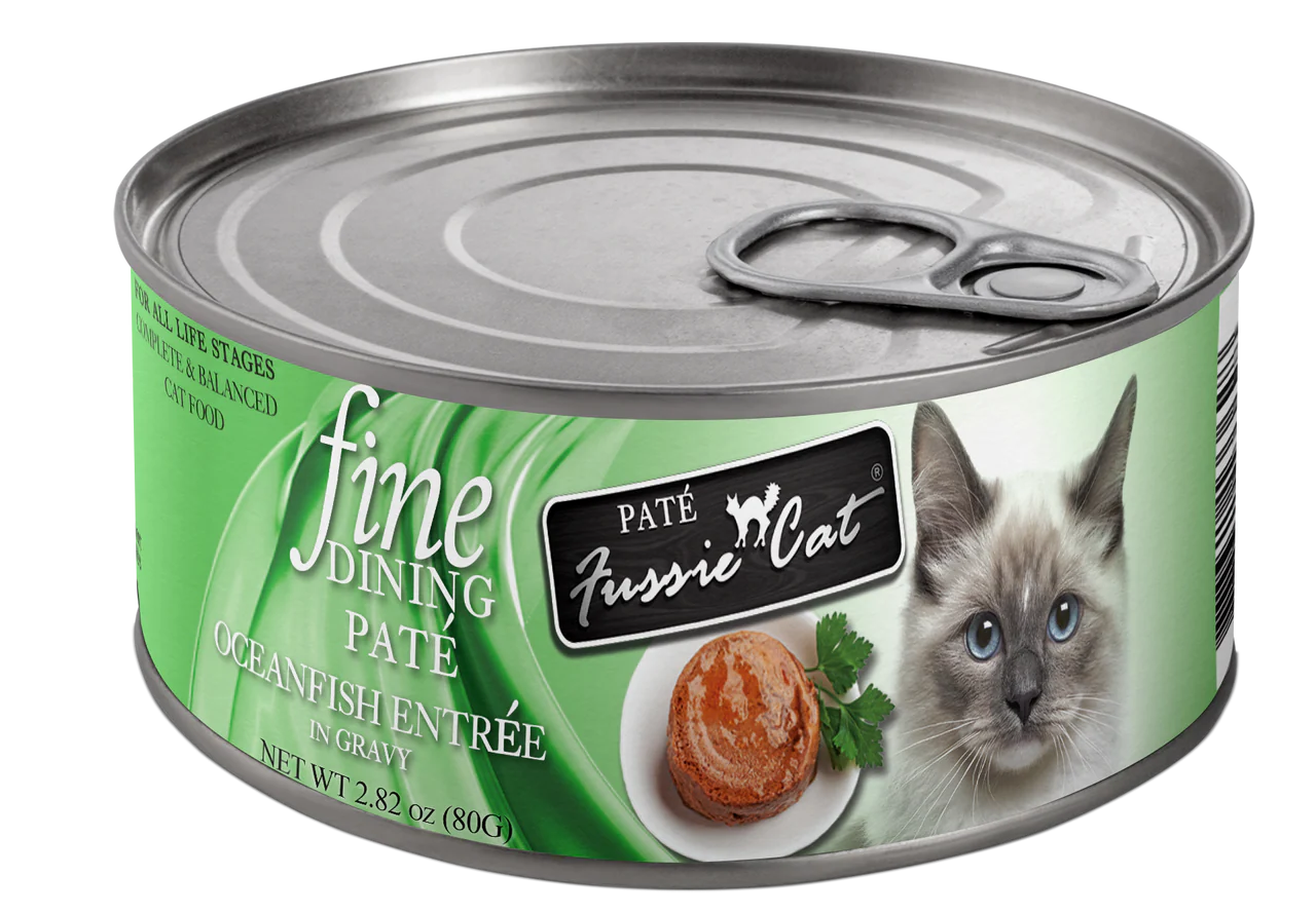 Fussie Cat Fine Dining Pate Oceanfish Entrée 2.82oz - Image 1