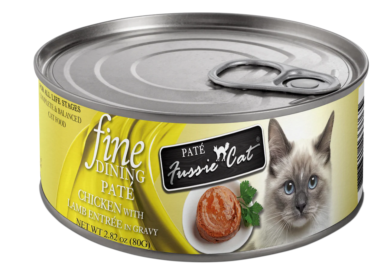Fussie Cat Fine Dining Pate Chicken with Lamb Entrée 2.82oz - Image 1