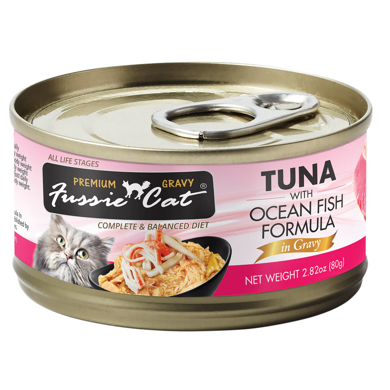 Fussie Cat Premium Tuna w/Oceanfish in Gravy 2.82oz - Image 1
