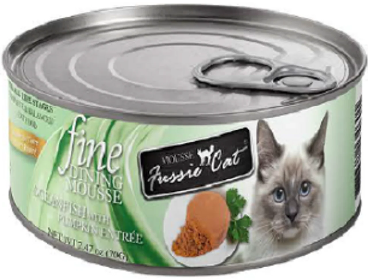 Fussie Cat Fine Dining Mousse Oceanfish with Pumpkin Entrée 2.47oz - Image 1