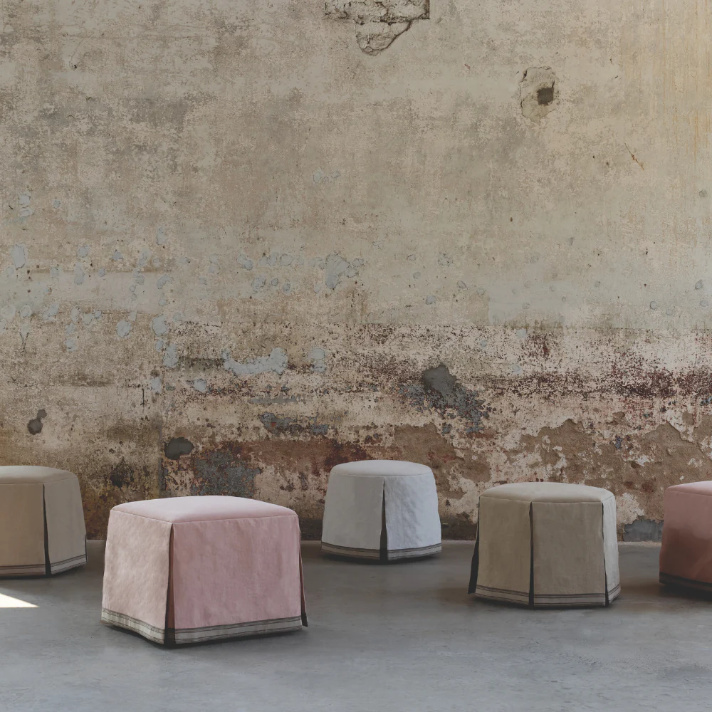 Camelia Skirted Ottoman - Image 2