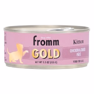 Fromm Gold Chicken Salmon Kitten formula Pate 5.5 oz Cat Food Can - Image 1
