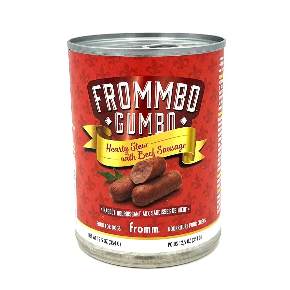Fromm Frommbo Gumbo Hearty Stew with Beef Sausage 12.5 oz - Image 1