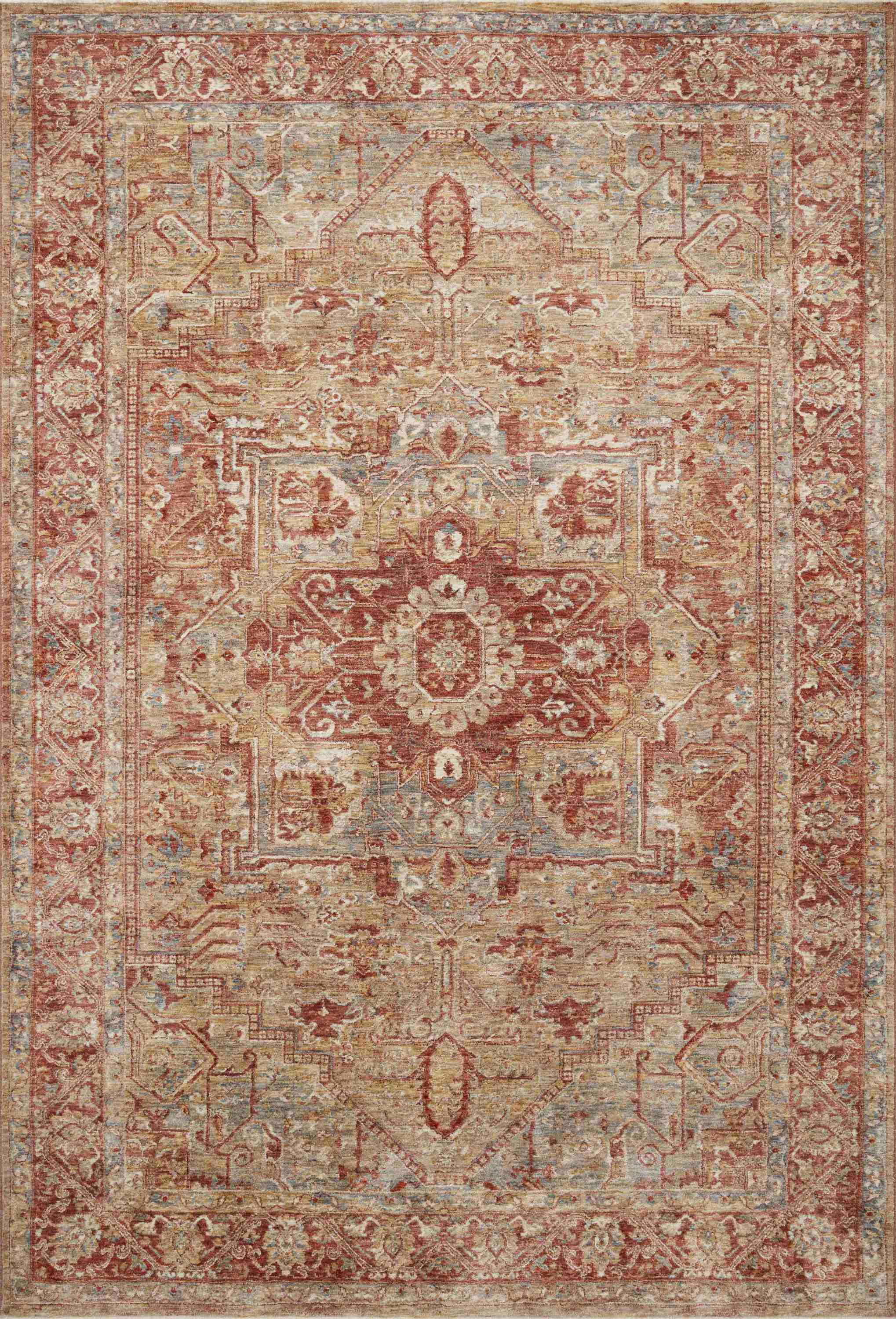 Gaia Gold / Brick Rug - Image 1