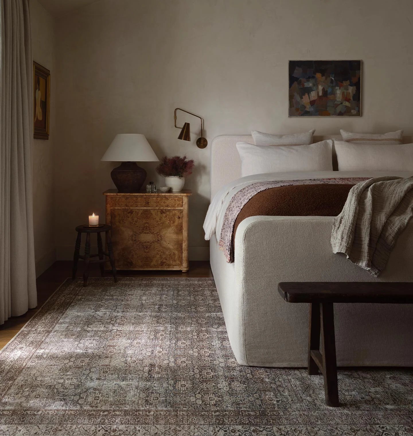 Amber Lewis × Loloi Georgie Moss / Bark Rug - Image 2