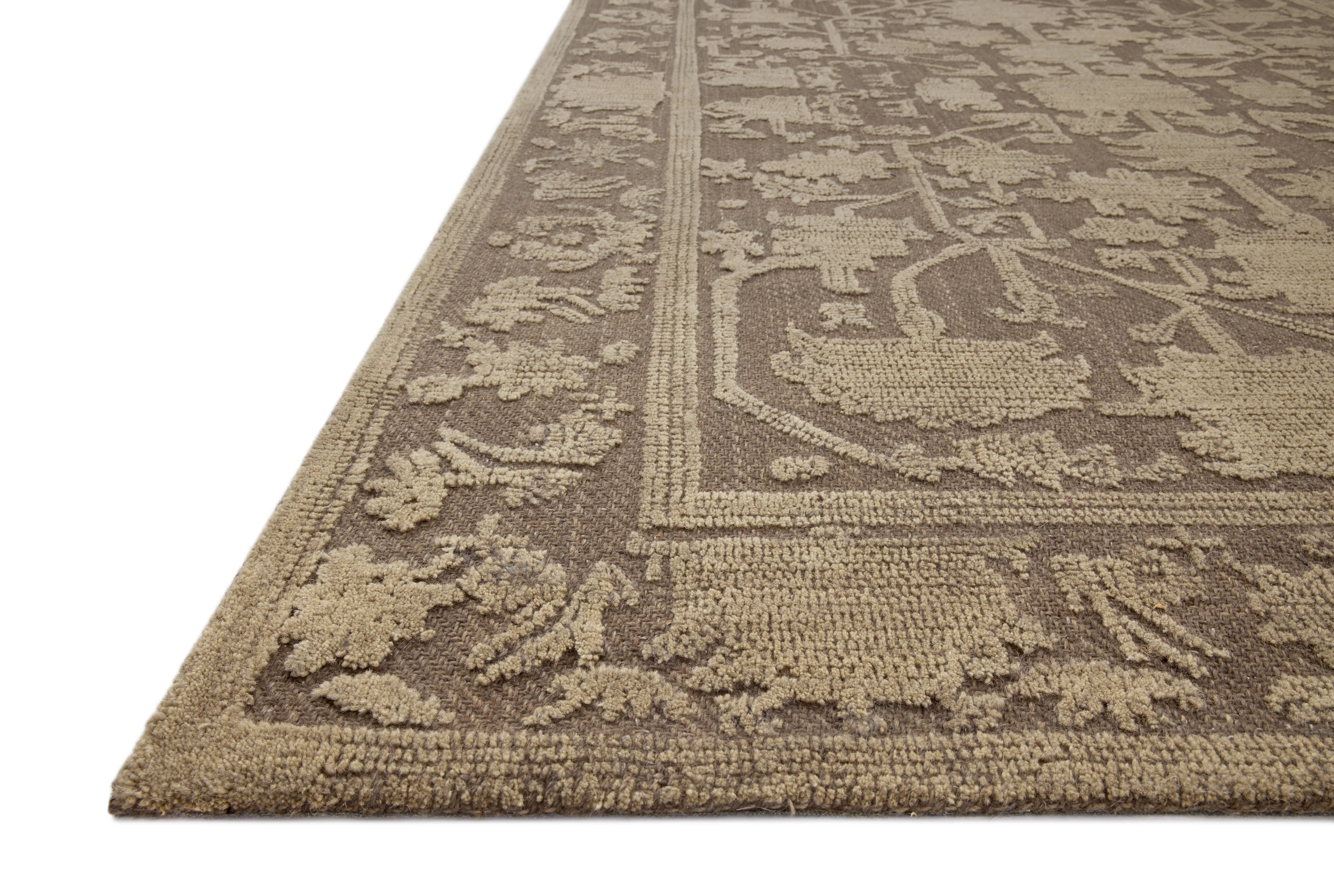 Magnolia Home by Joanna Gaines x Loloi Gloria Bark / Khaki Rug - Image 2