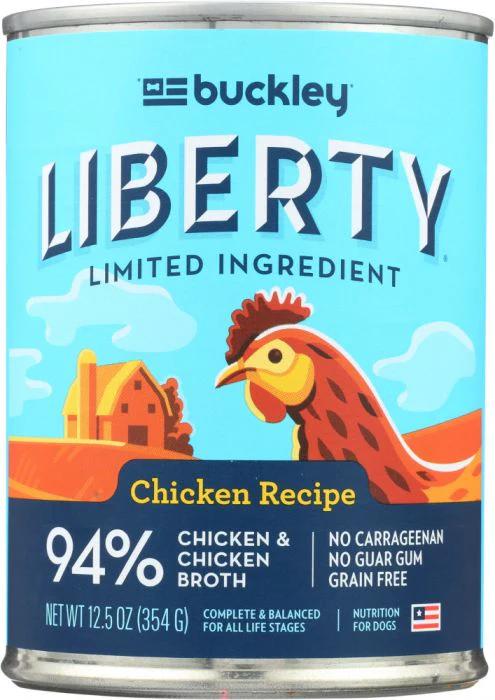 Bixbi Liberty Canned Dog food 12.5oz Chicken - Image 1