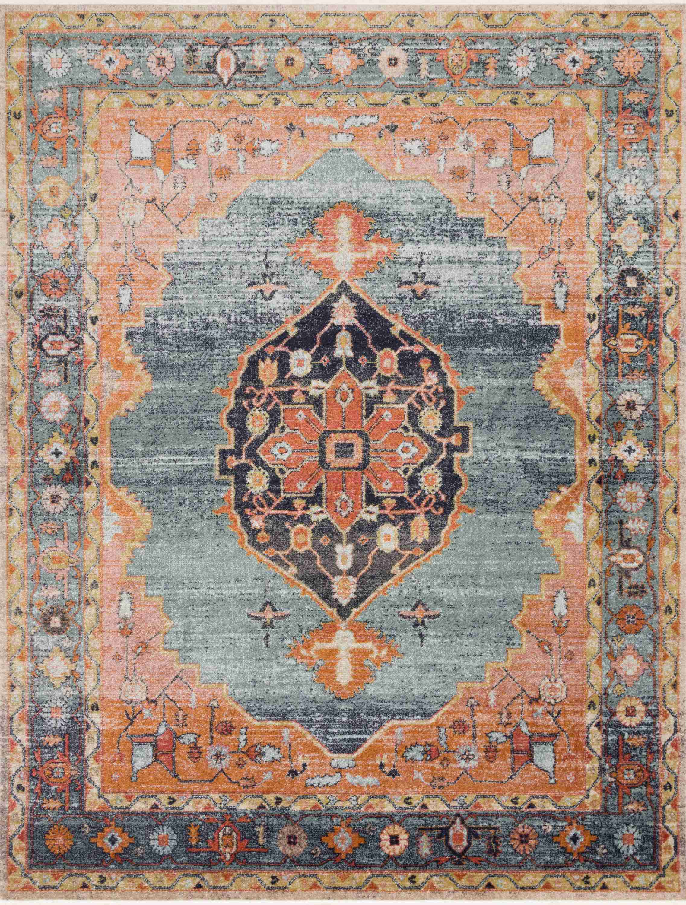 Magnolia Home by Joanna Gaines x Loloi Graham Blue / Sunrise Rug - Image 1
