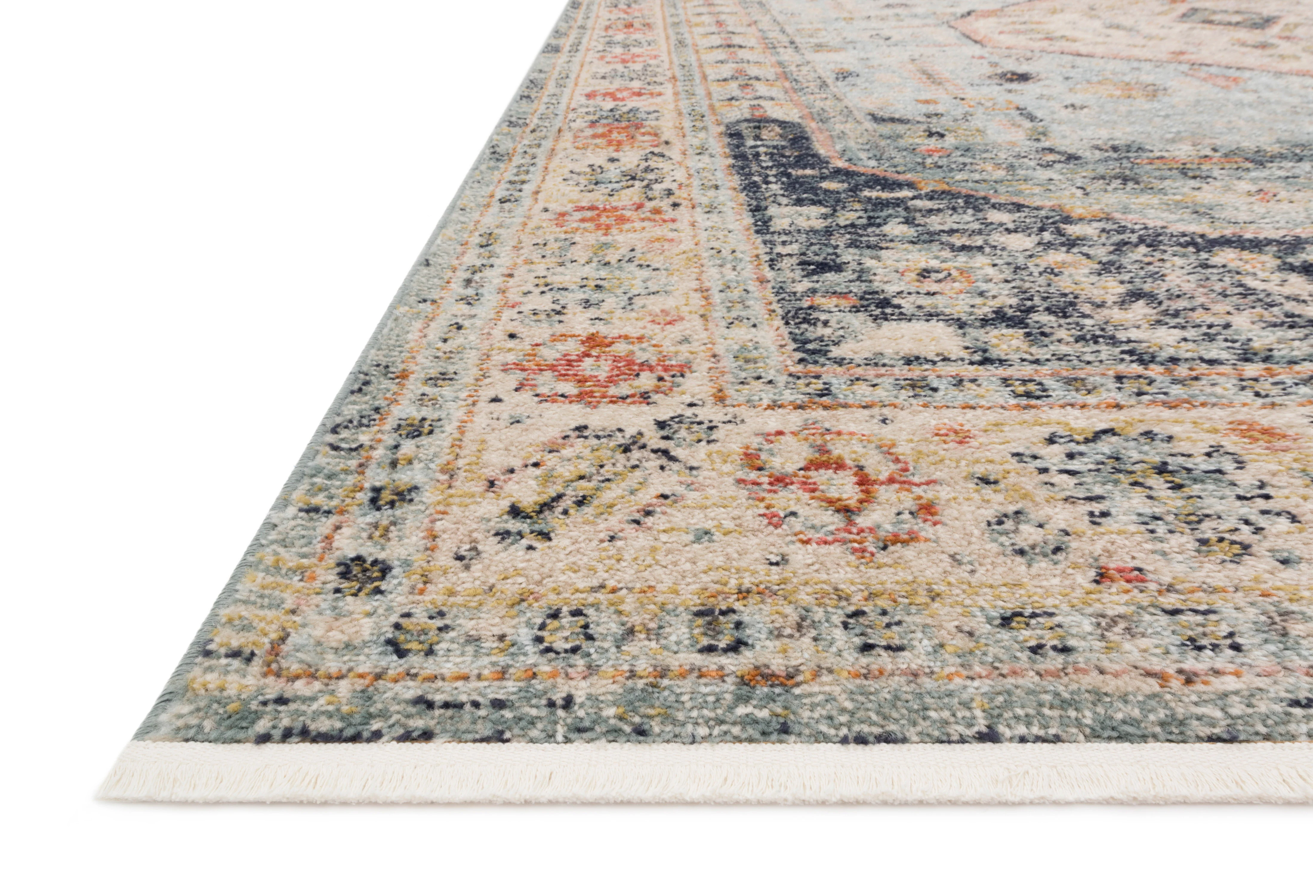 Magnolia Home by Joanna Gaines x Loloi Graham Blue / Ant. Ivory Rug - Image 2