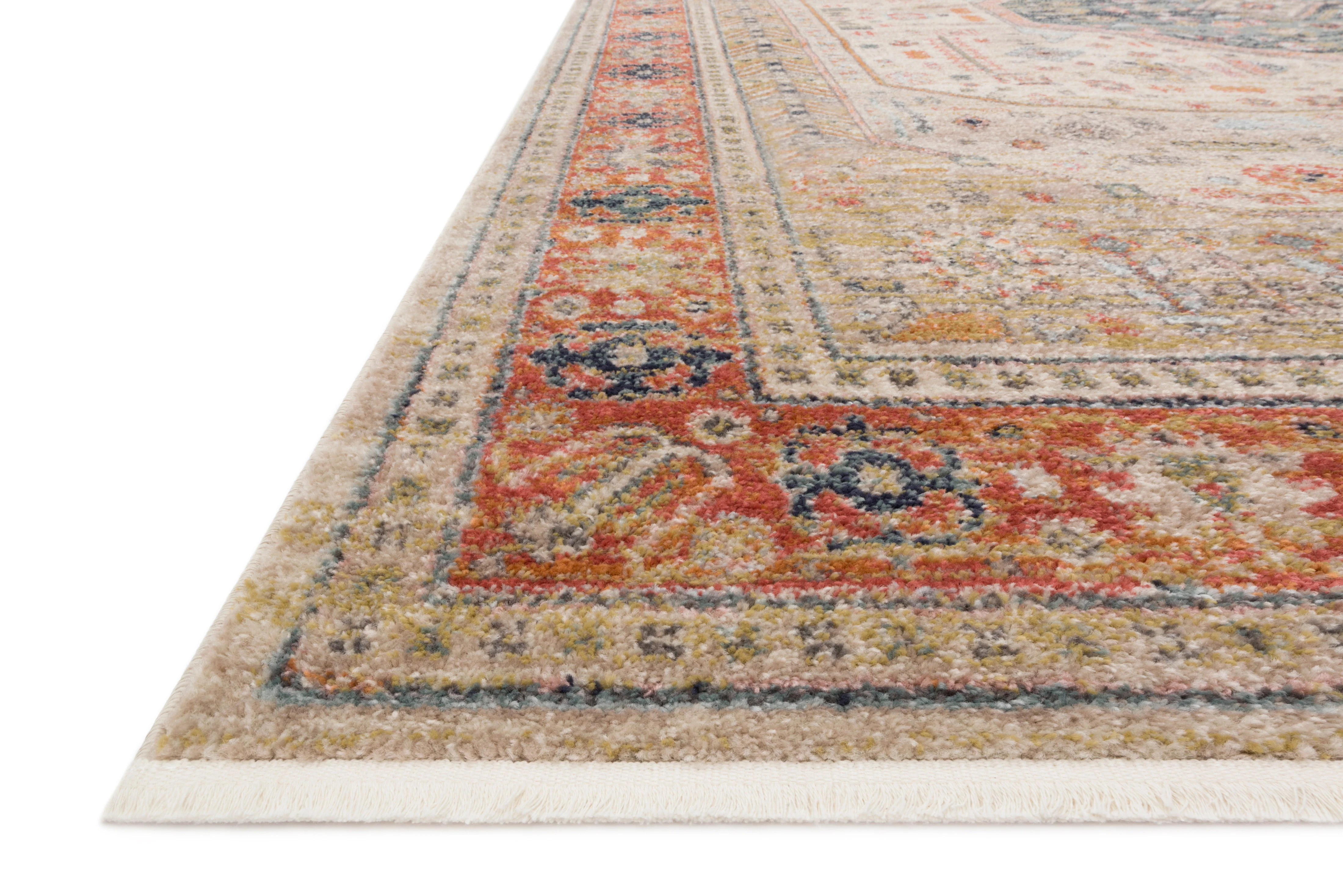 Magnolia Home by Joanna Gaines x Loloi Graham Persimmon / Ant.Ivory Rug - Image 2
