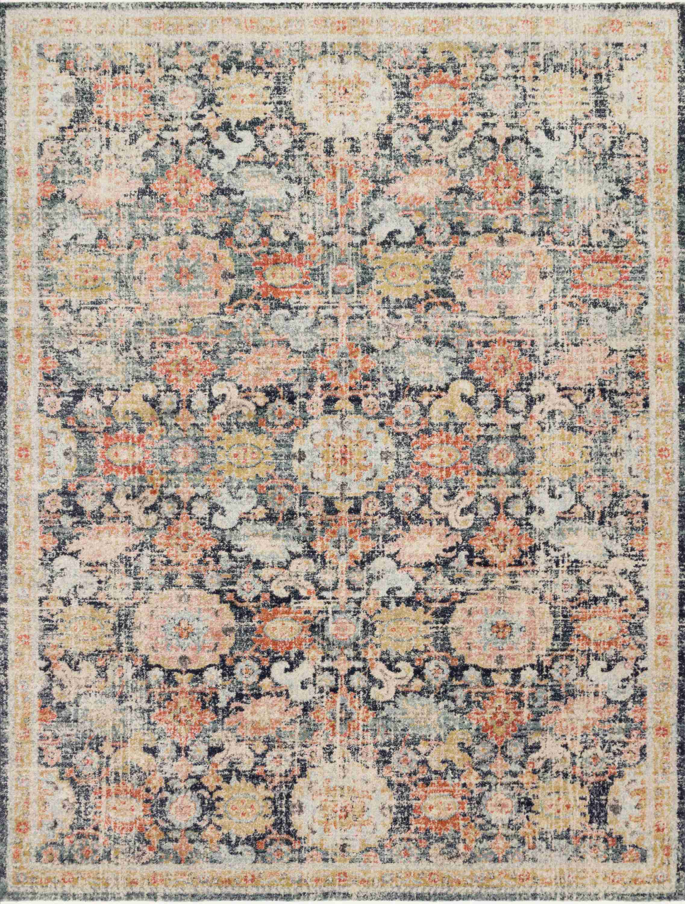 Magnolia Home by Joanna Gaines x Loloi Graham Blue / Multi Rug - Image 1